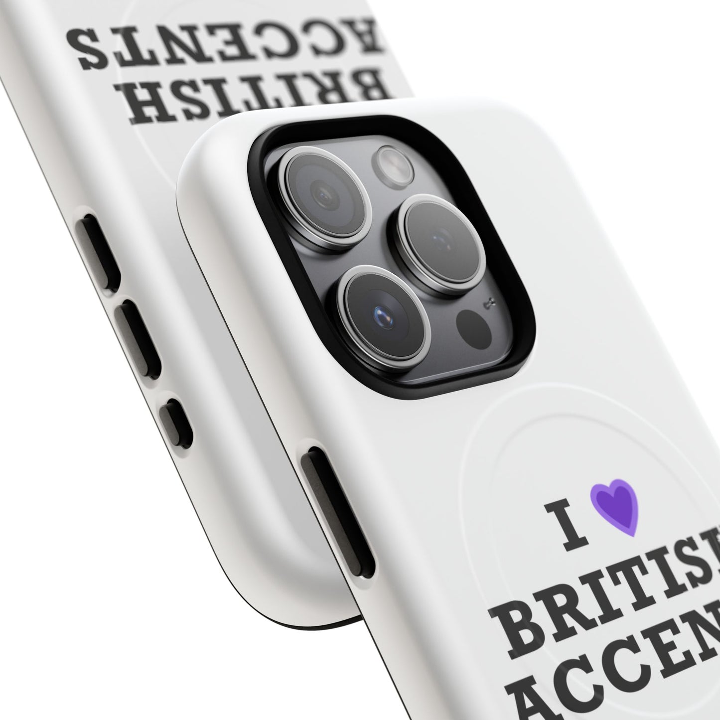 I Love British Accents Tough Magnetic phone case