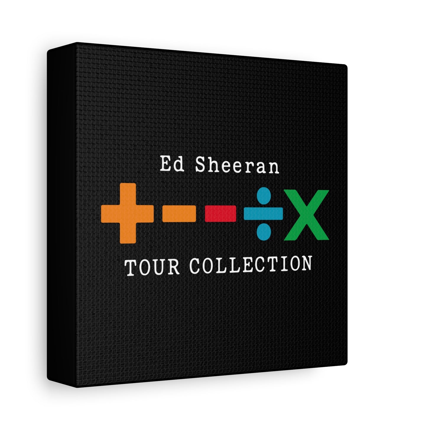 Matte Stretched Canvas, 1.25" Depth – Ed Sheeran Black Edition