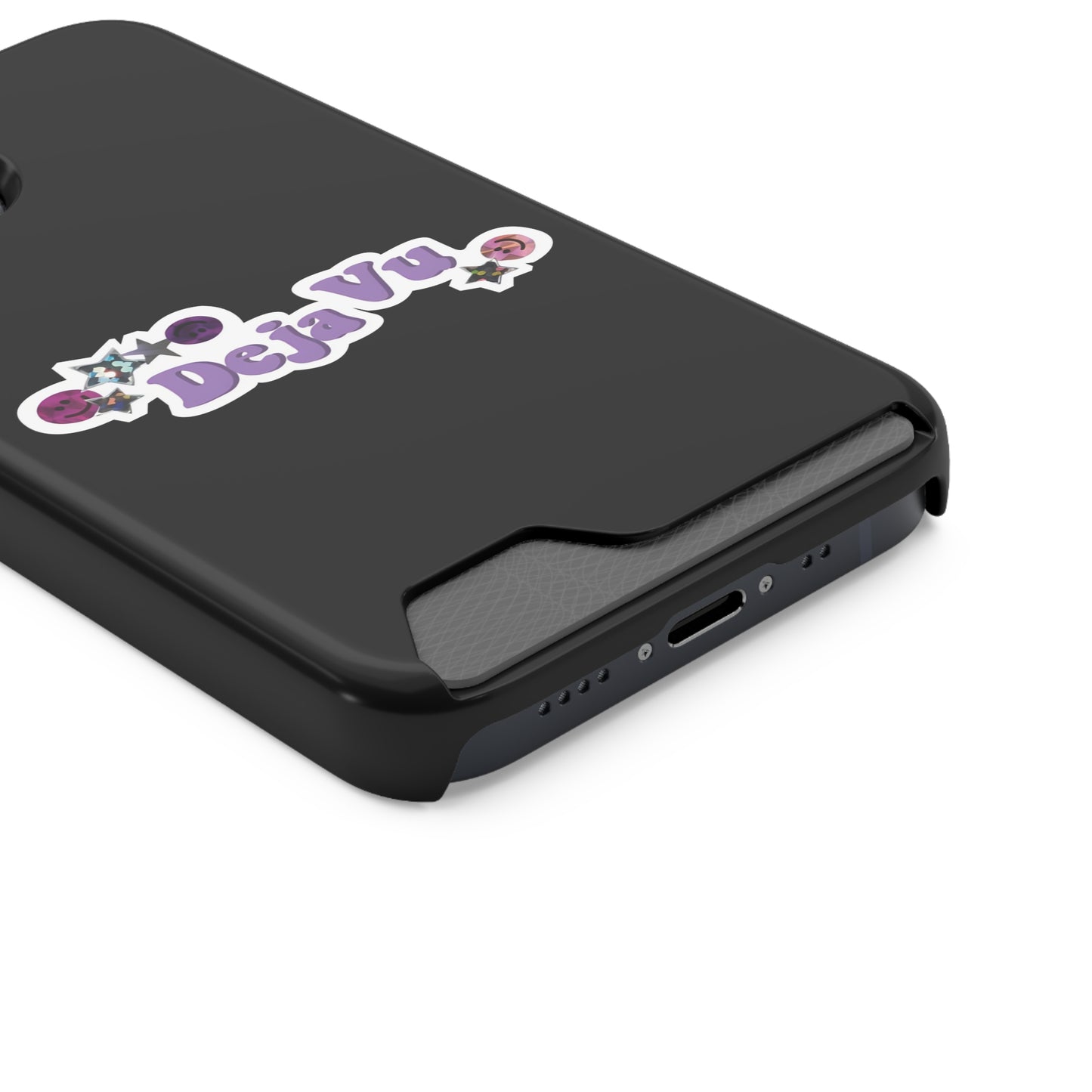 Phone Case + Card Holder For Iphone 13 – Olivia Rodrigo Deja Vu | Black Edition