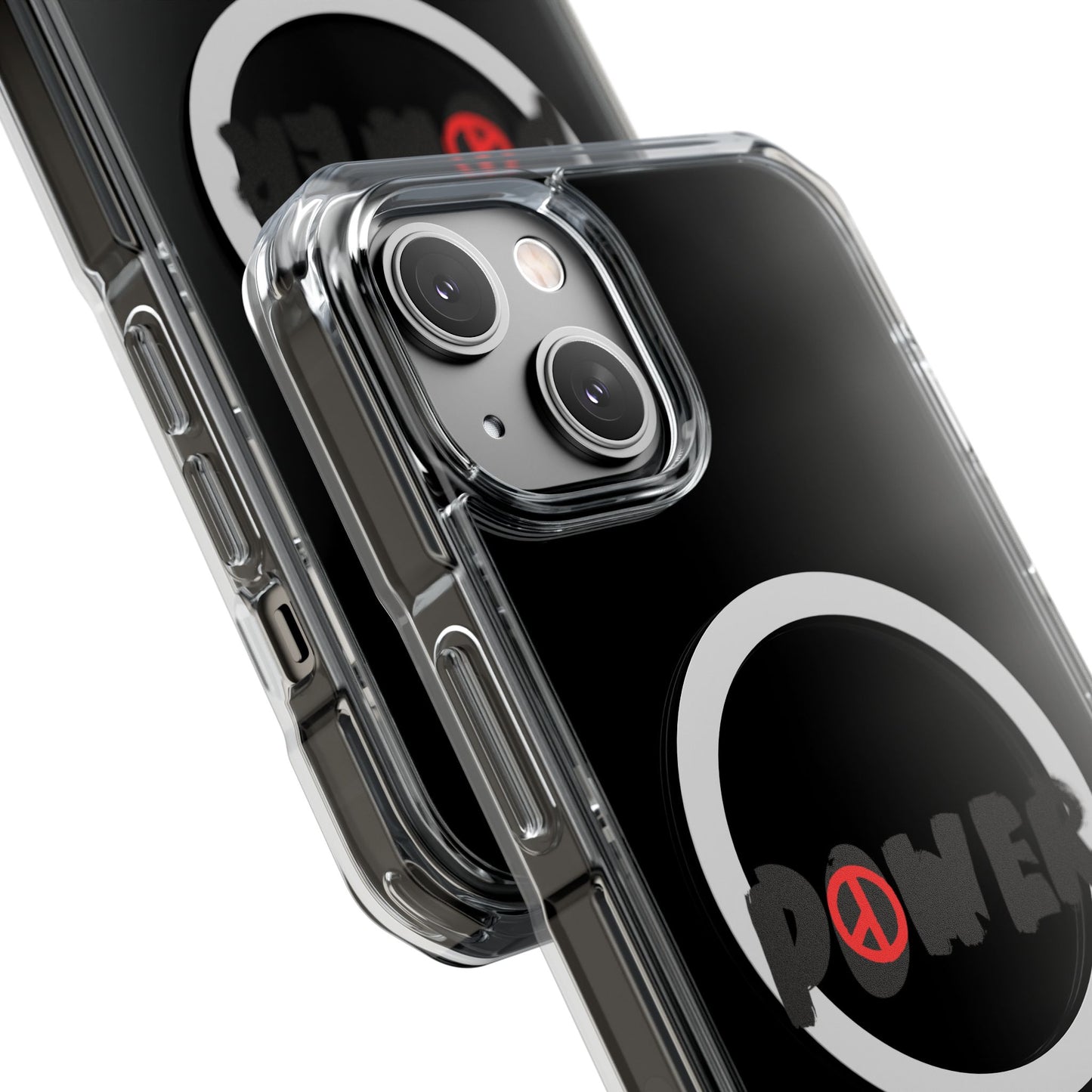 Peace Vibes Streetwear Magnetic Clear Impact Case