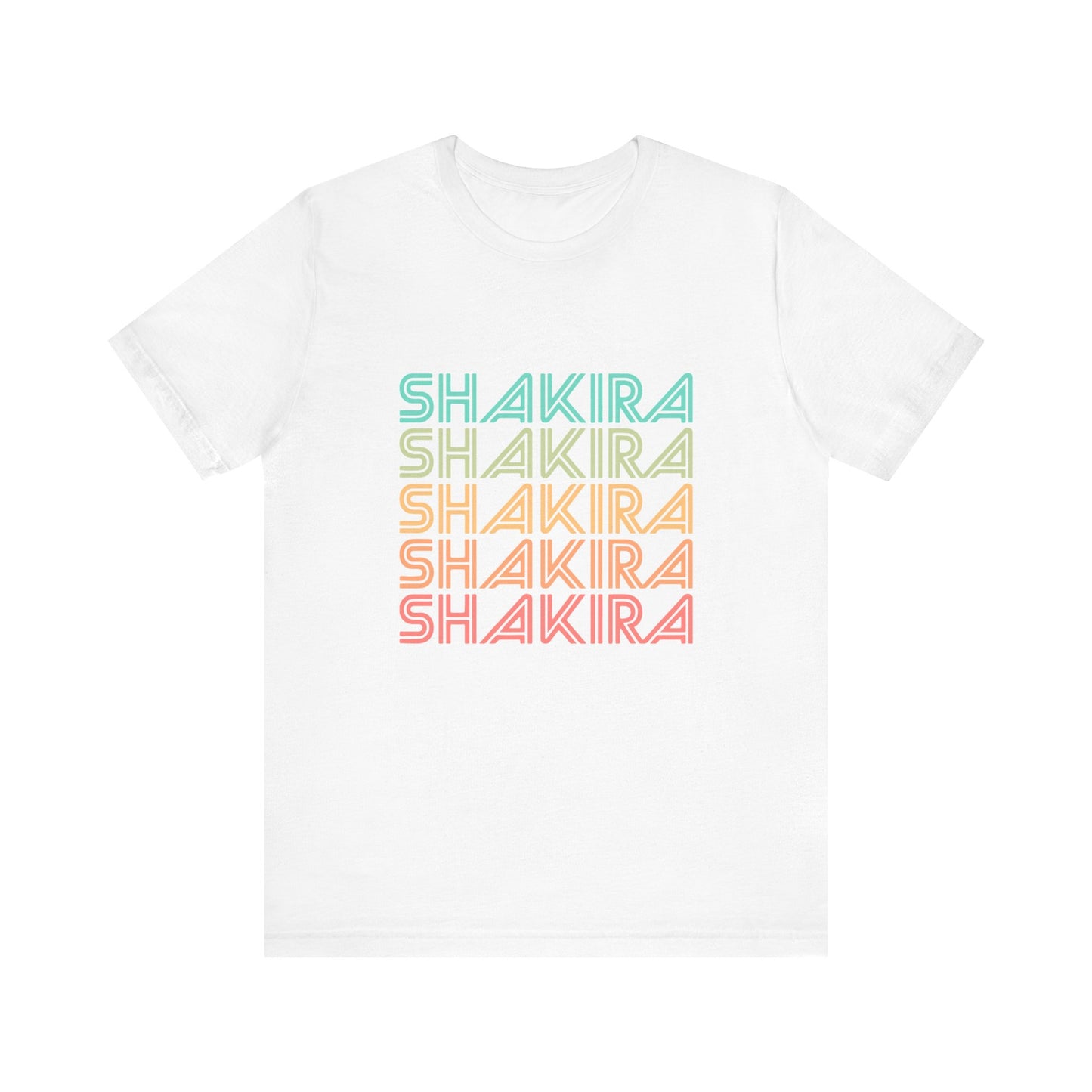 Retro Pop Lines Unisex jersey short sleeve tee