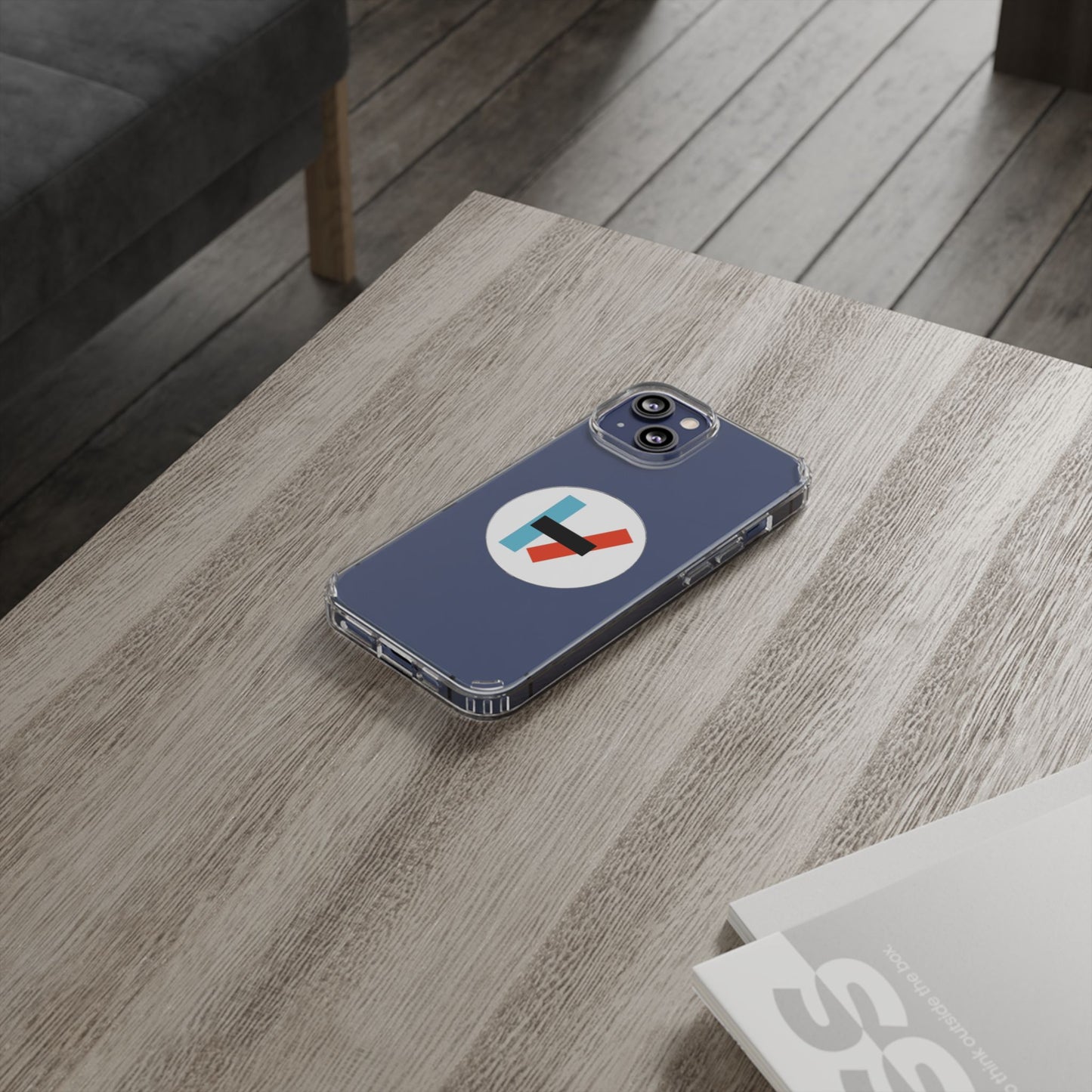 Circle Flame Clear Case