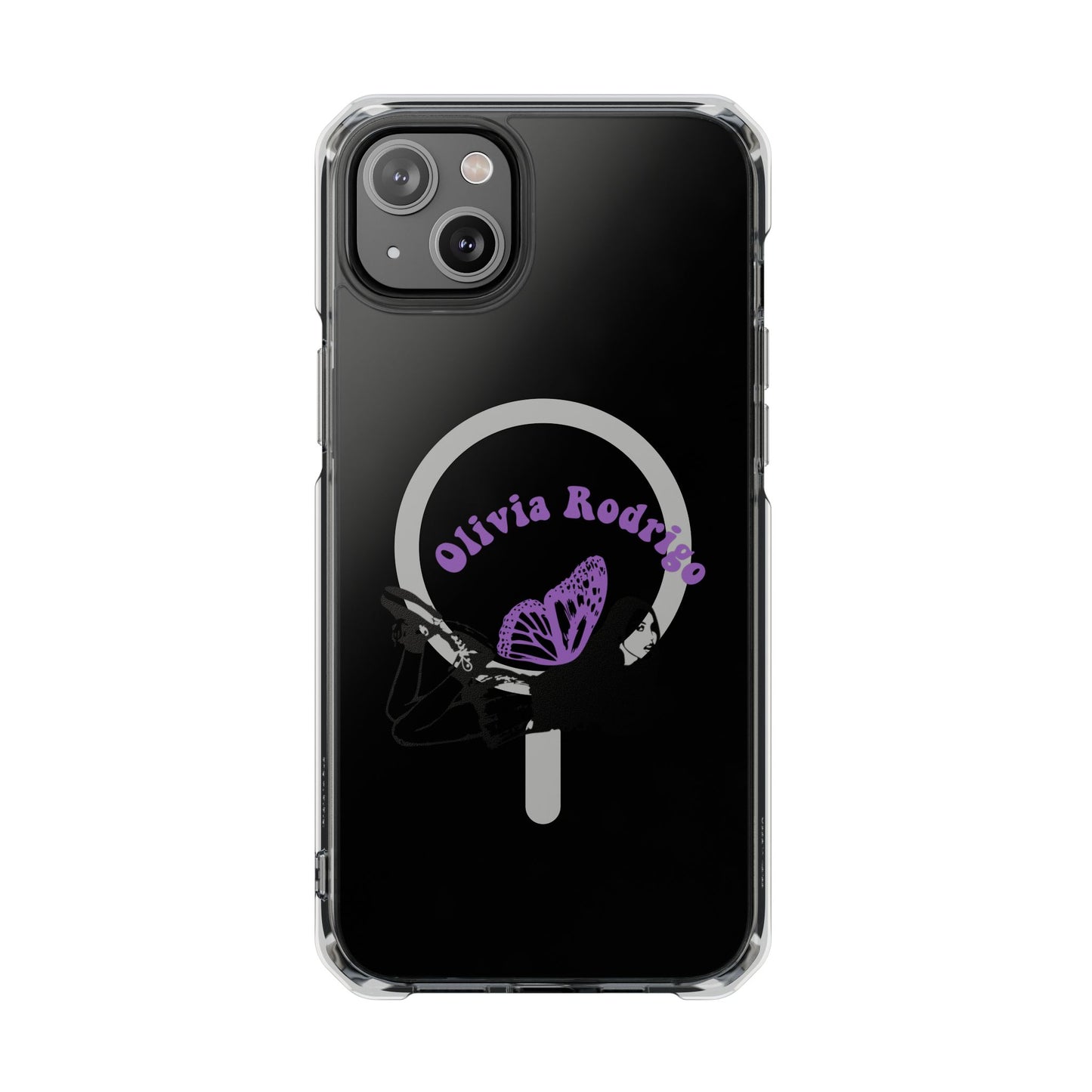 Olivia Rodrigo Butterfly Arc Magnetic Clear Impact Case
