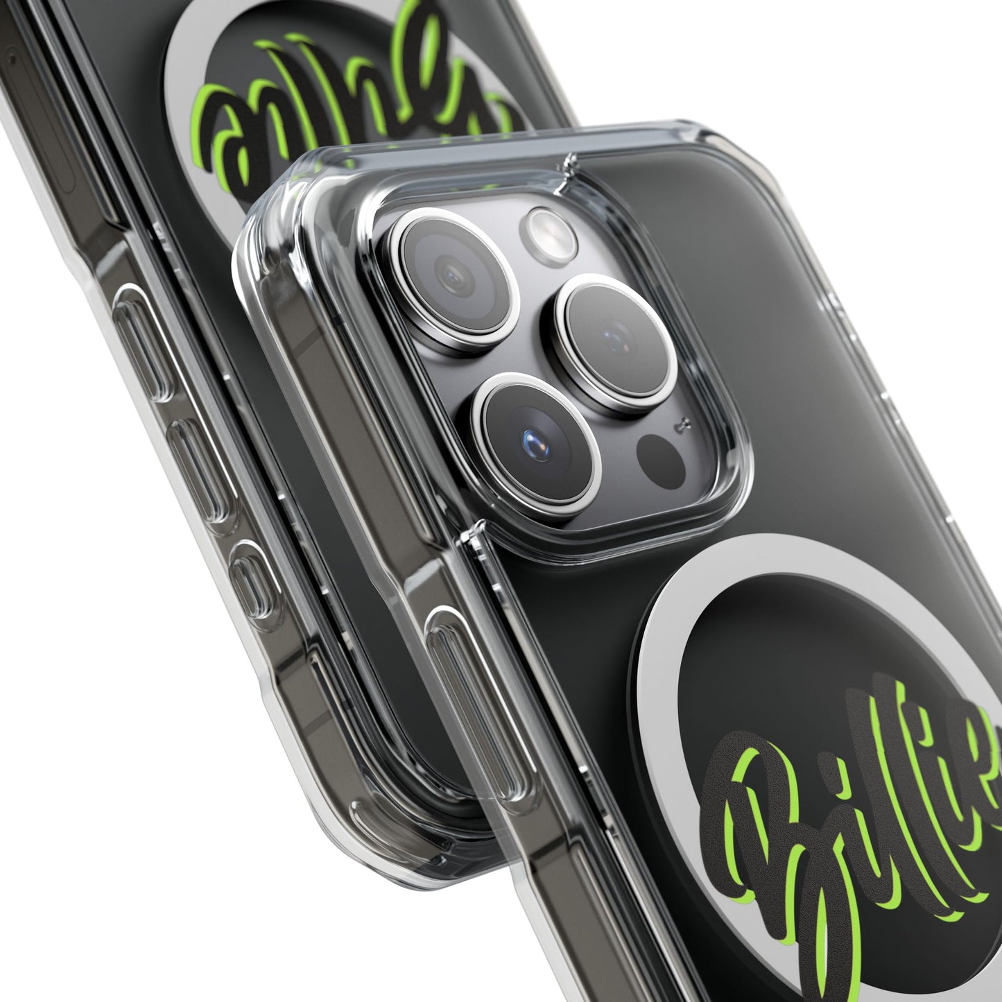 Electric Script Vibes Magnetic Clear Impact Case