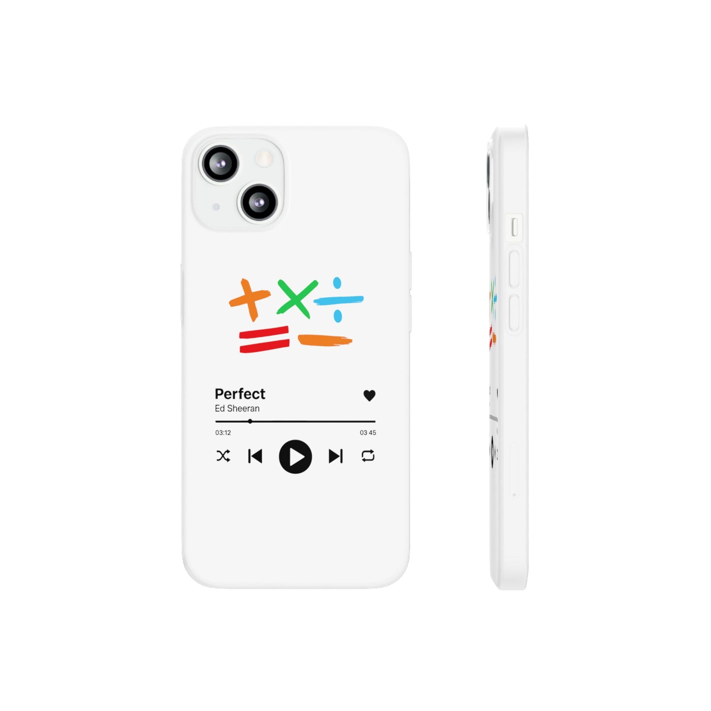 Flexi Case – Ed Sheeran Music Design (iPhone X–16 Pro Max)