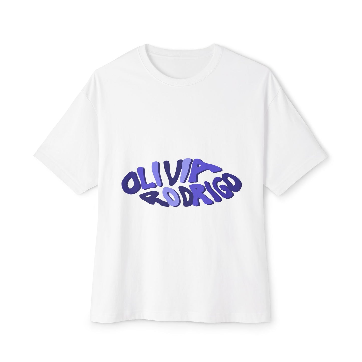 Olivia Rodrigo Wavy Text-Oversized Tee