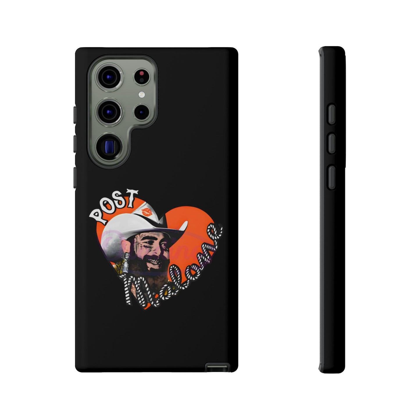 Tough Samsung Case (S20–S25) – Post Malone Heart Design