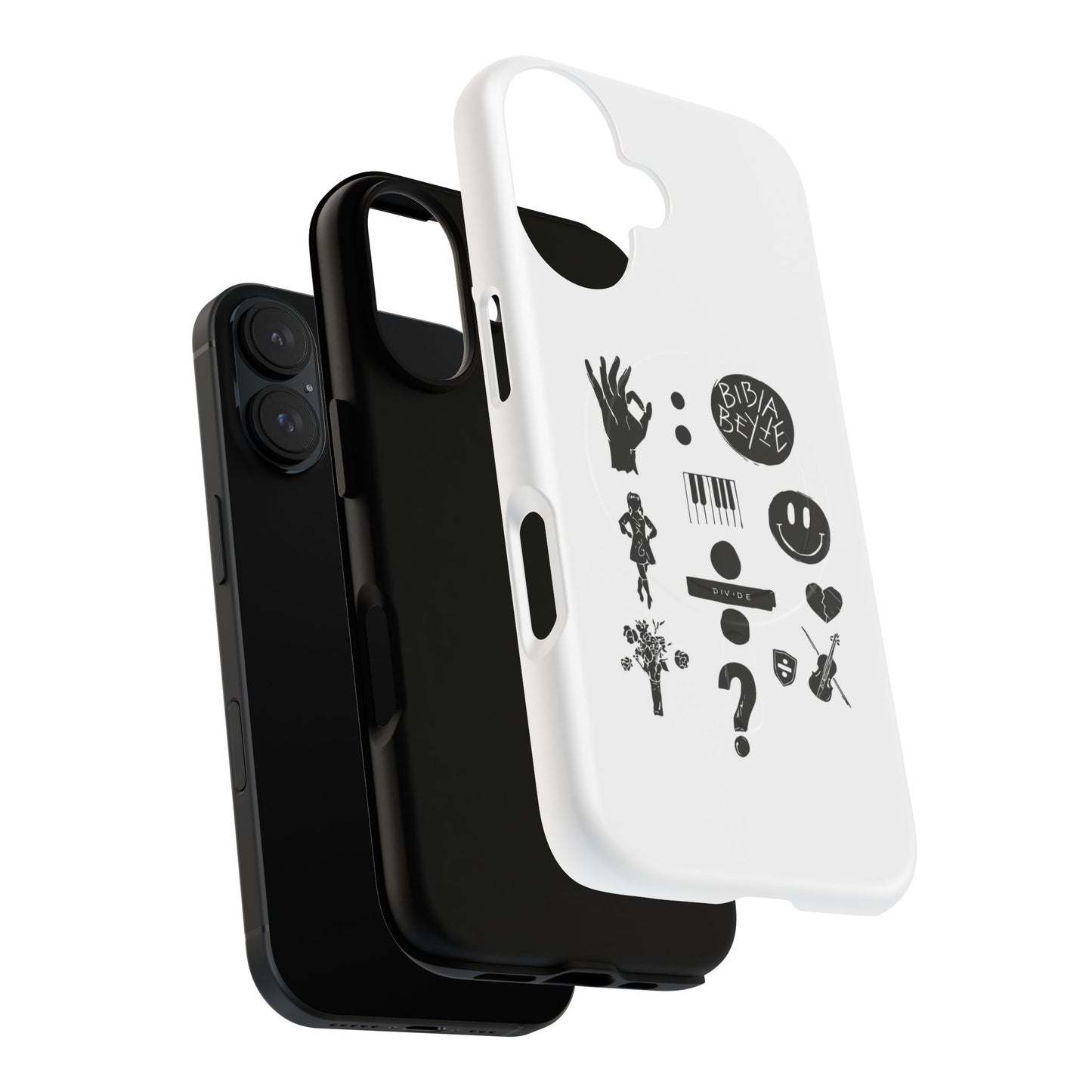 Ocean Wave with Heart Outline Tough Magnetic case