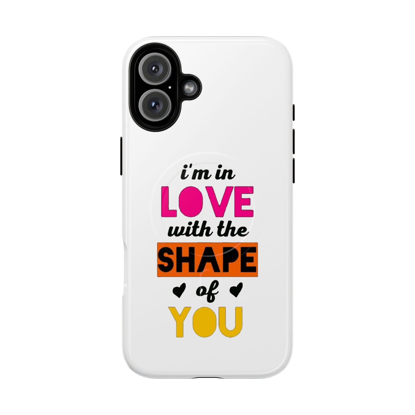 Orange Divide Symbol Tough Magnetic case