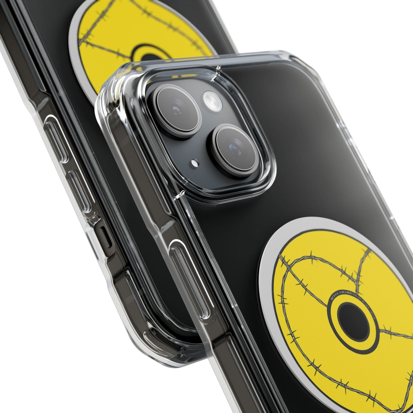 Minimalist Black Disc Outline Magnetic Impact Case