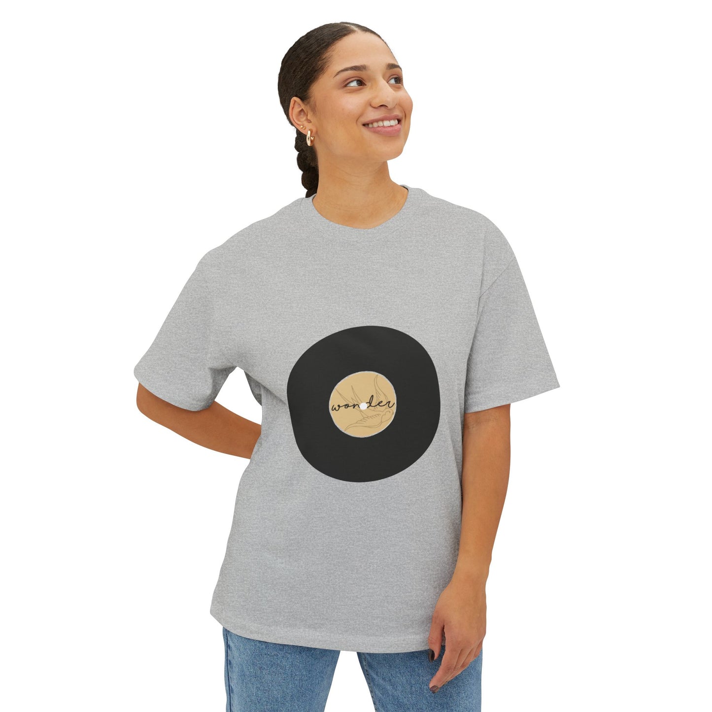 Wonder Spin Unisex Oversized Boxy Tee