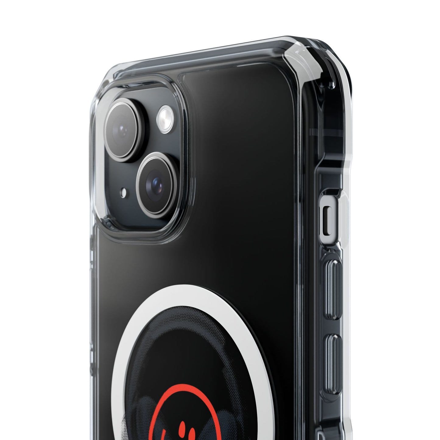 Smiley Beats Graphic Magnetic Clear Impact Case