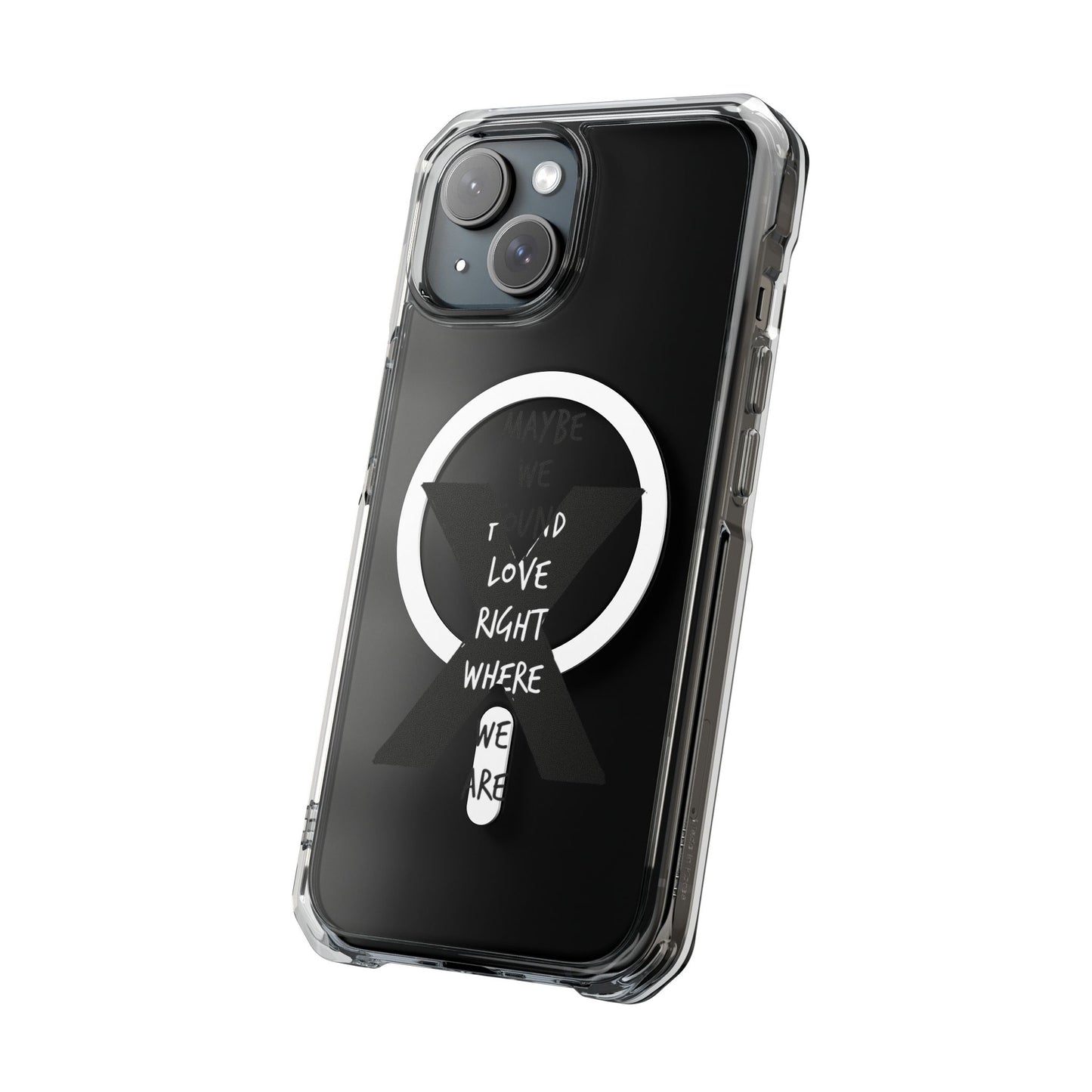 Abstract Paw and Brush Stroke Magnetic Clear Impact Case