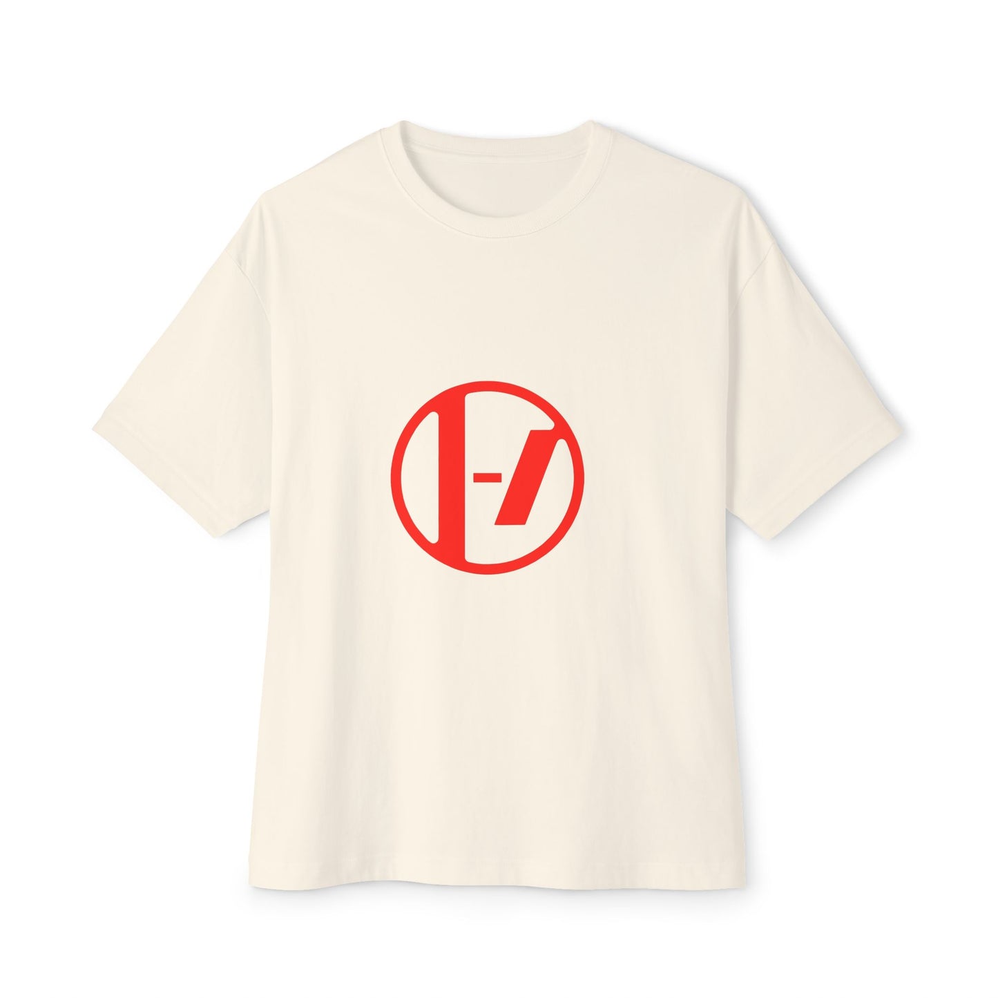 Crimson Orbit Unisex Oversized Boxy Tee