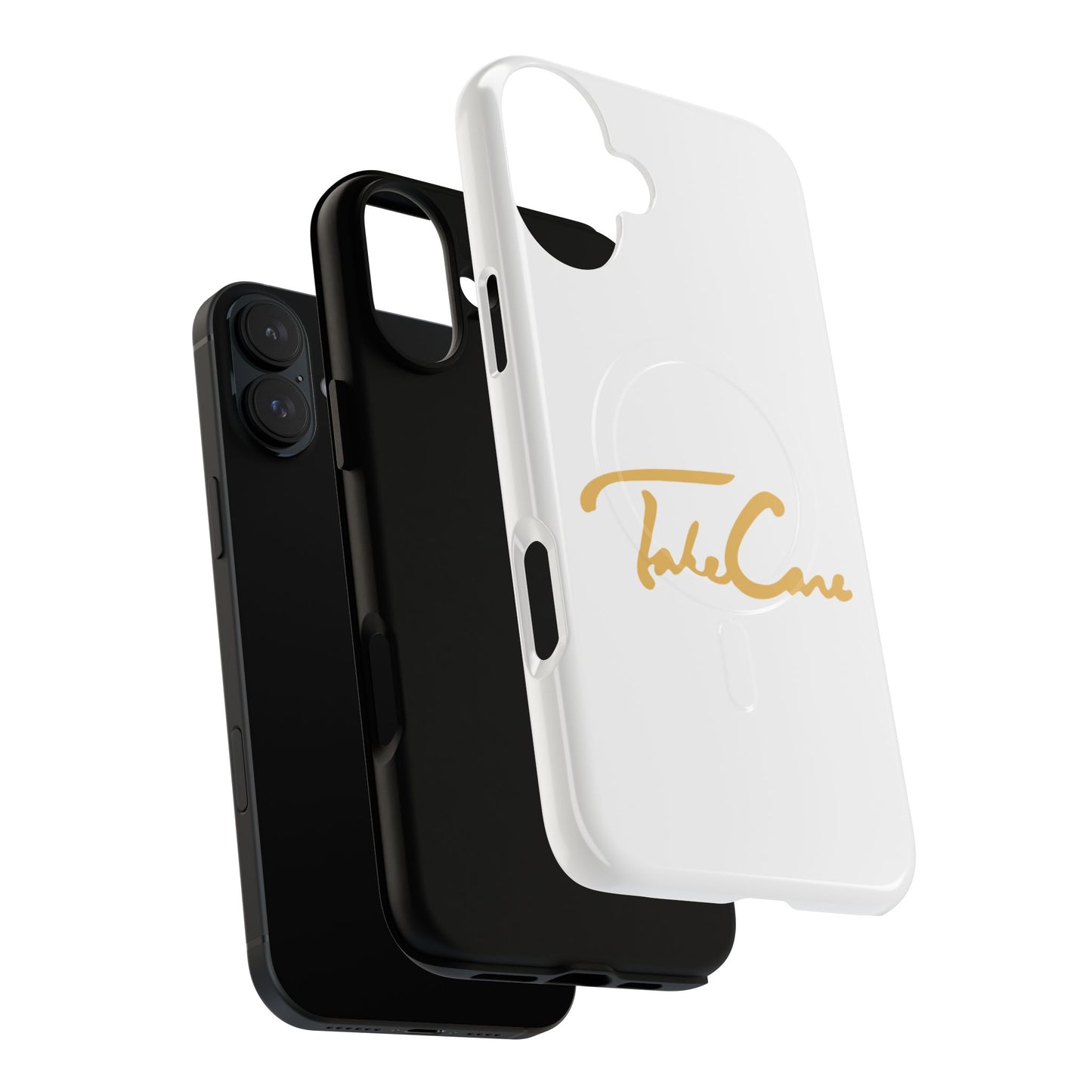 Take Care Gold Script Tough Magnetic Cases