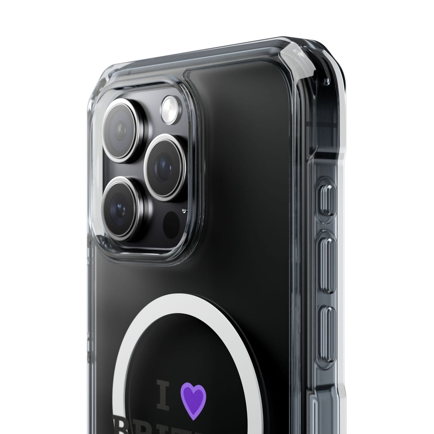 I Love British Accents Magnetic Clear Impact Case