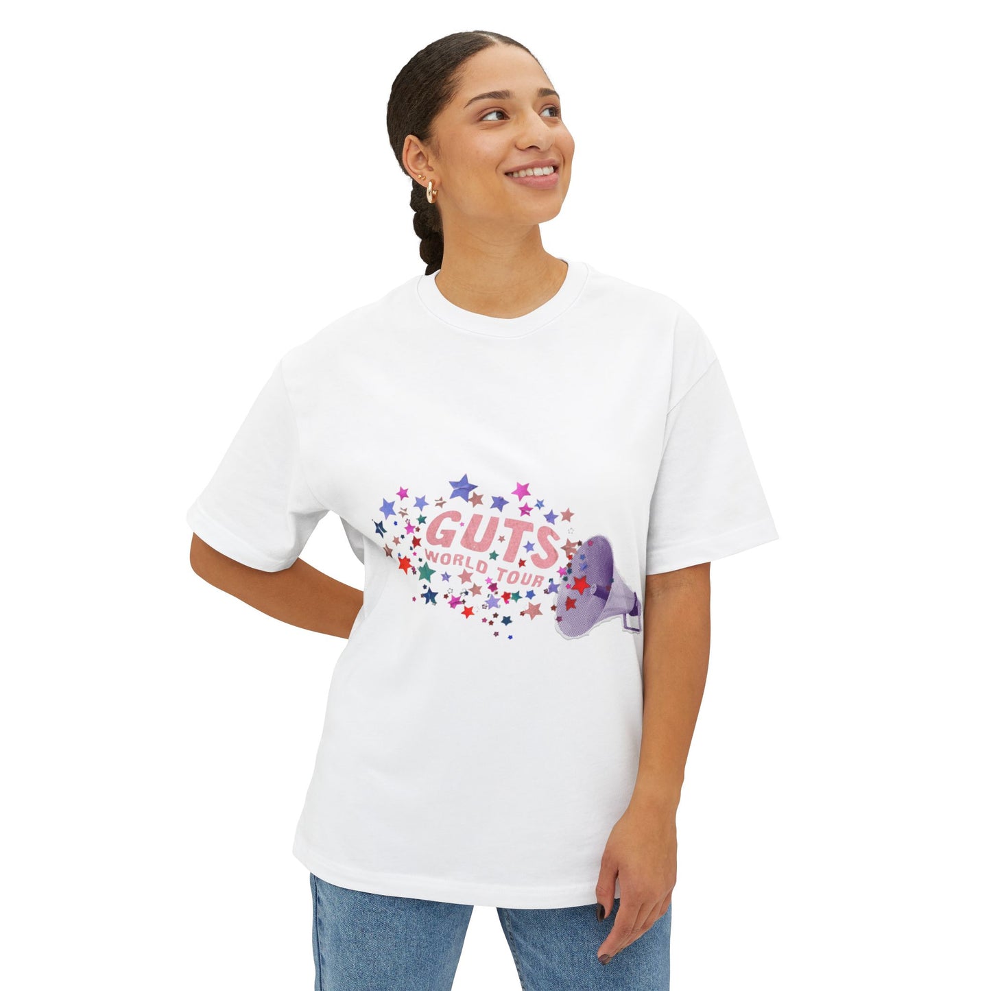 Guts World Tour Megaphone-Oversized Tee
