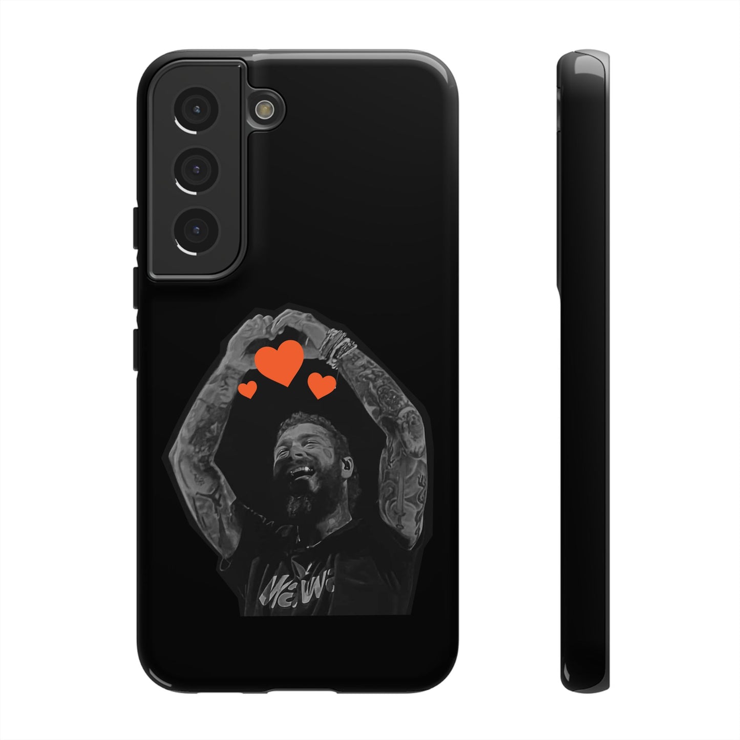 Tough Samsung Case (S20–S25) – Post Malone Heartfelt Wishes