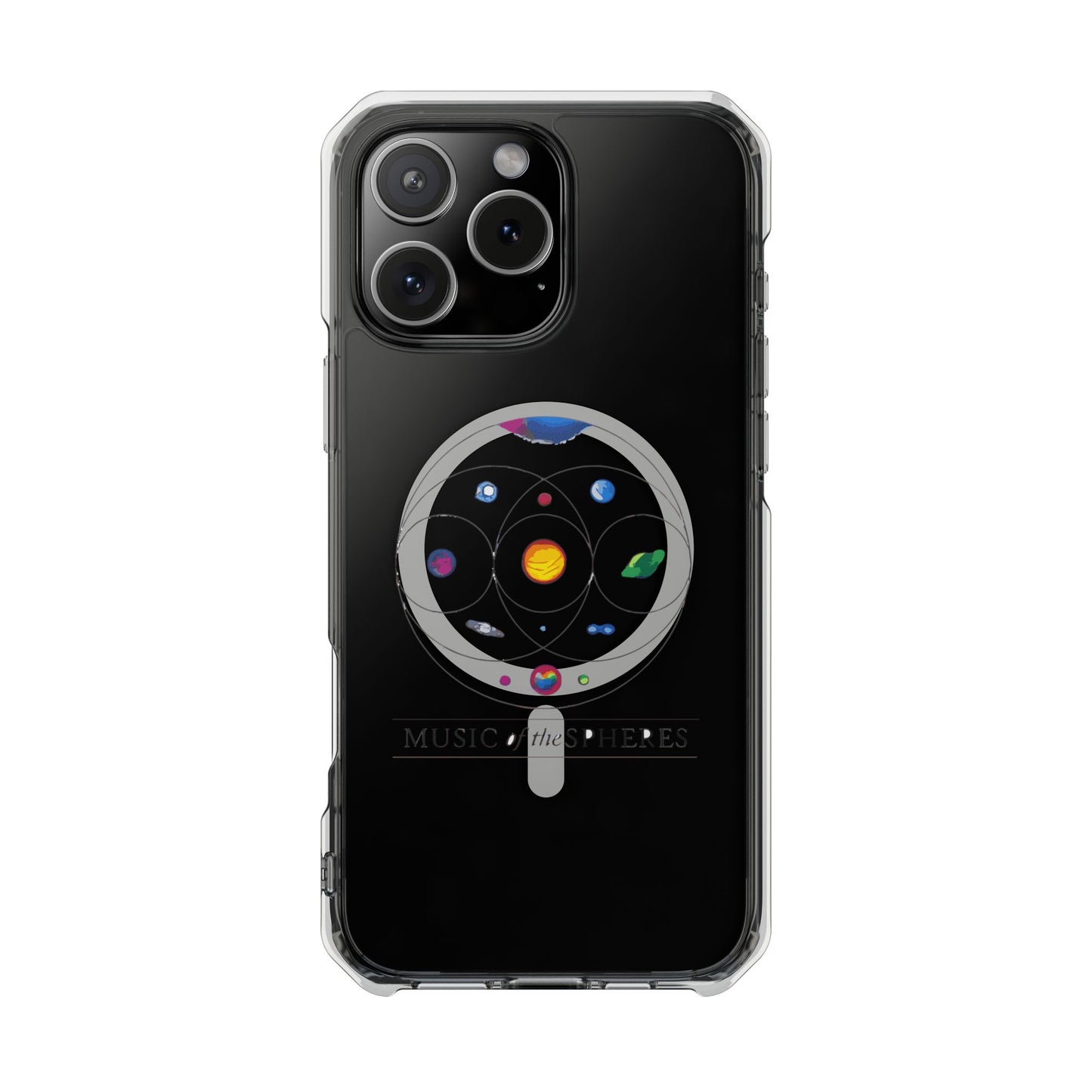 Colorful Planetary Orbit Diagram Magnetic Clear Impact case