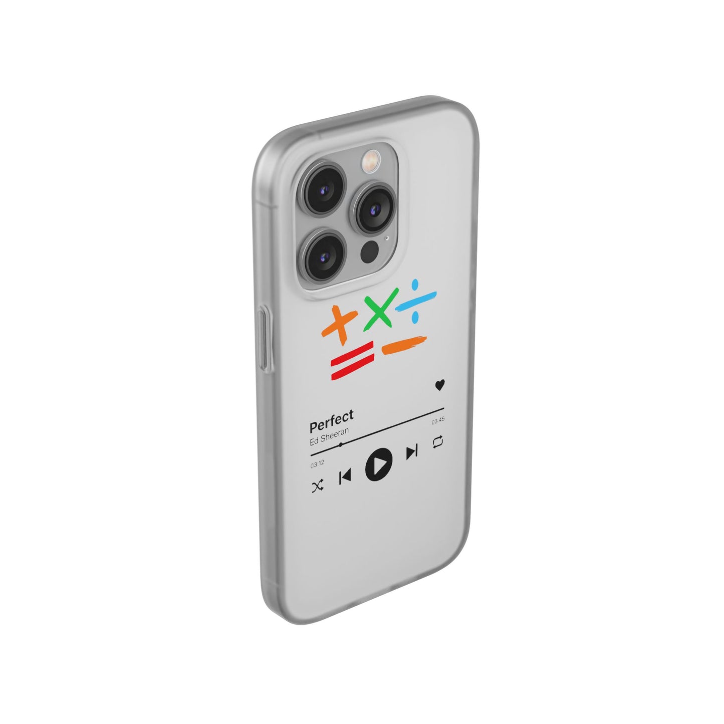 Flexi Case – Ed Sheeran Music Design (iPhone X–16 Pro Max)