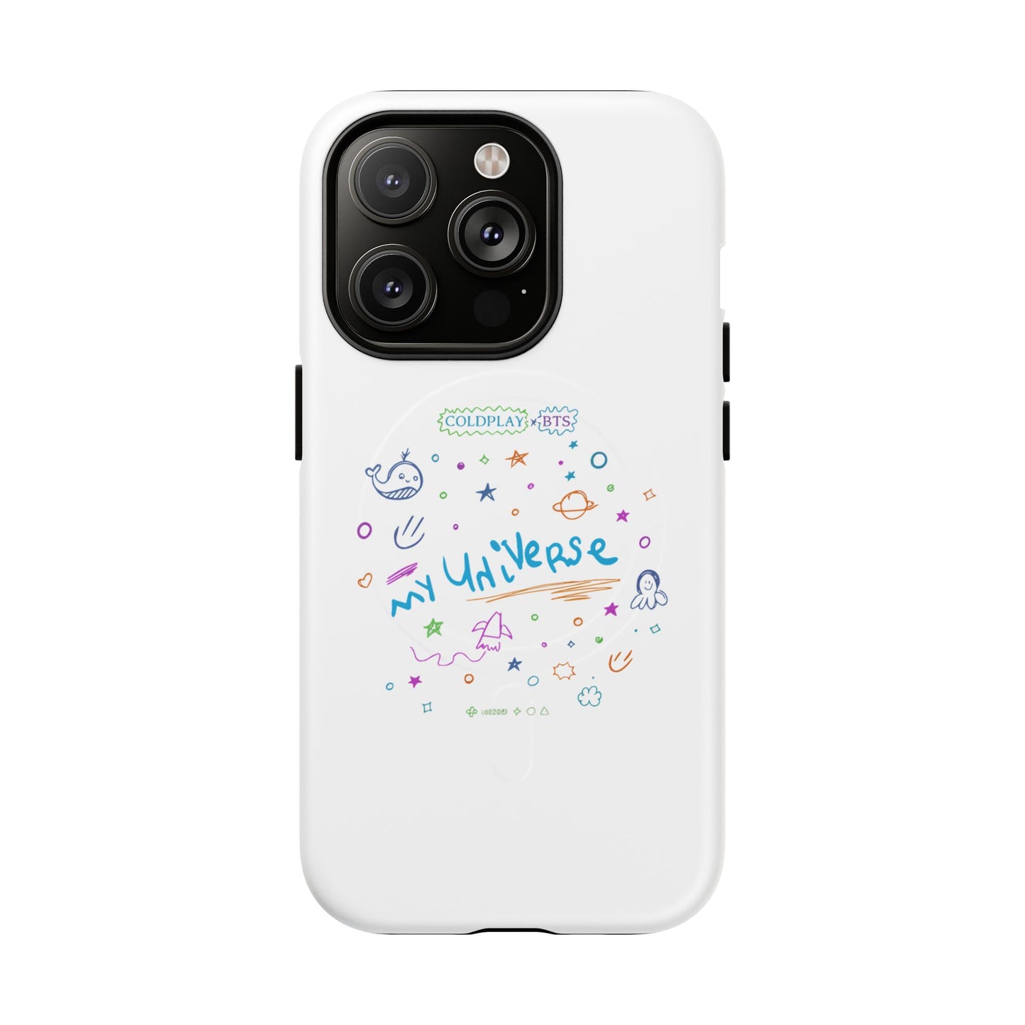 Neon Space Doodles Tough Magnetic Case