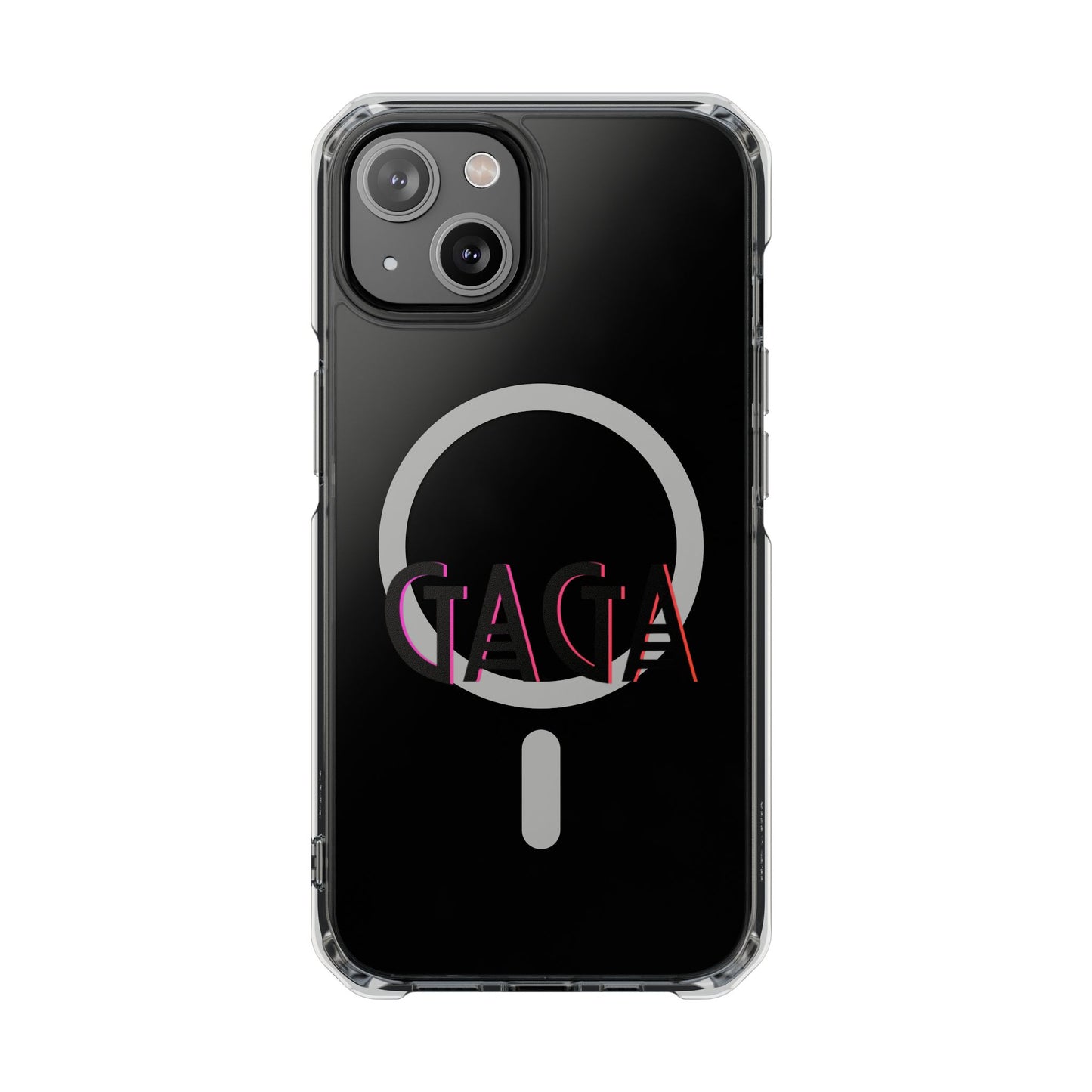 Electric Neon Magnetic clear case