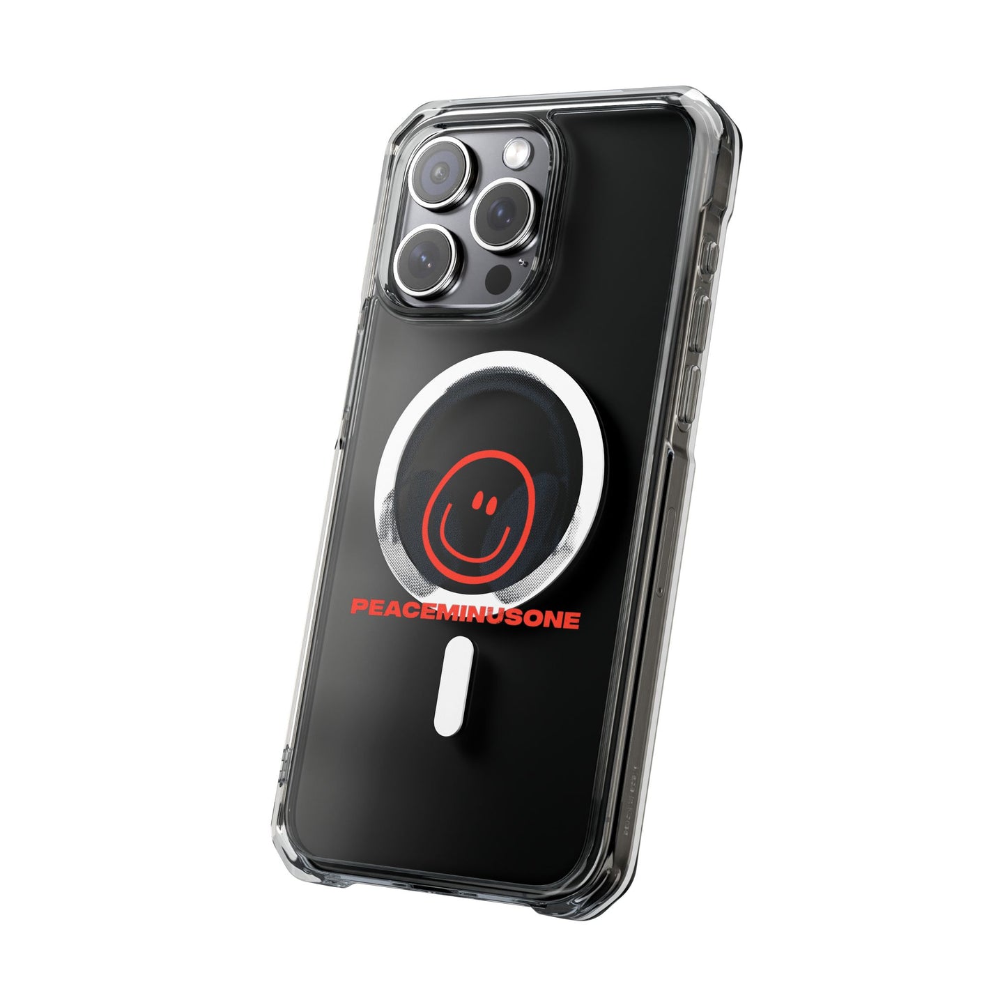 Smiley Beats Graphic Magnetic Clear Impact Case
