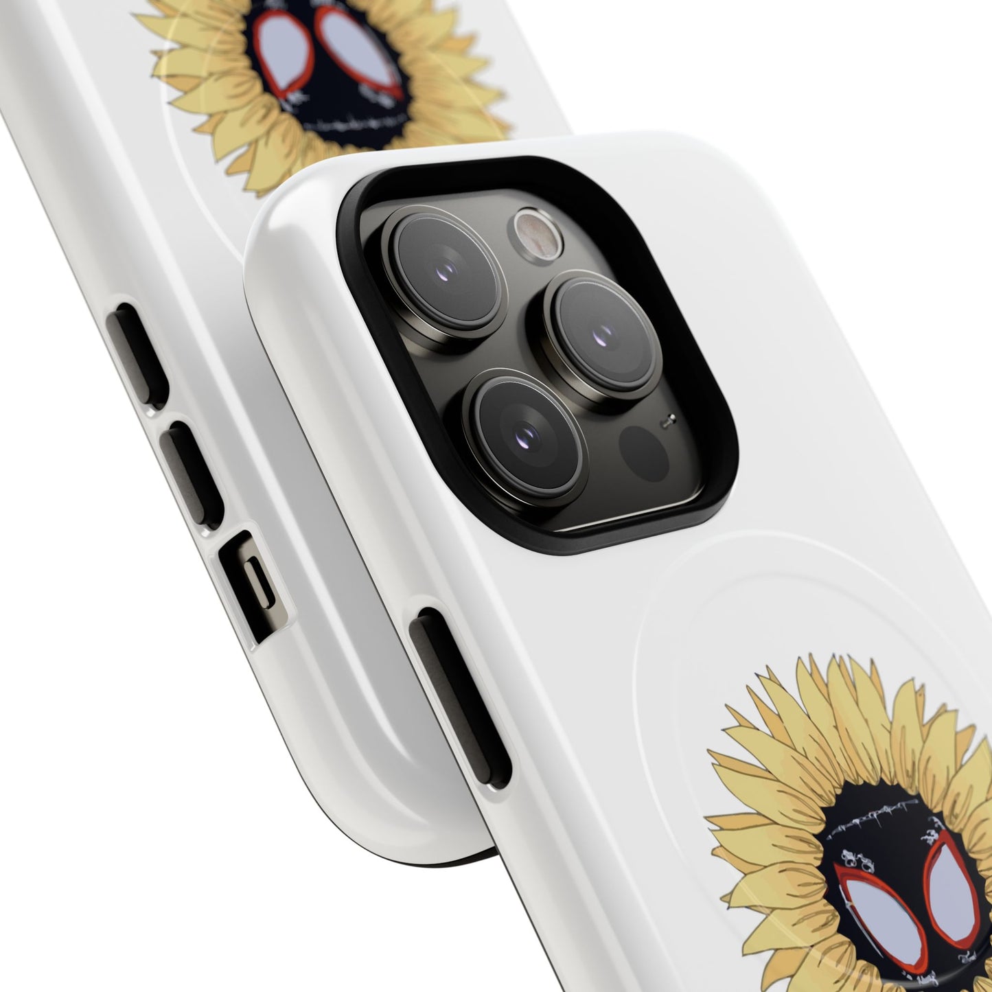 Sunflower Mask Illustration Tough Magnetic Case