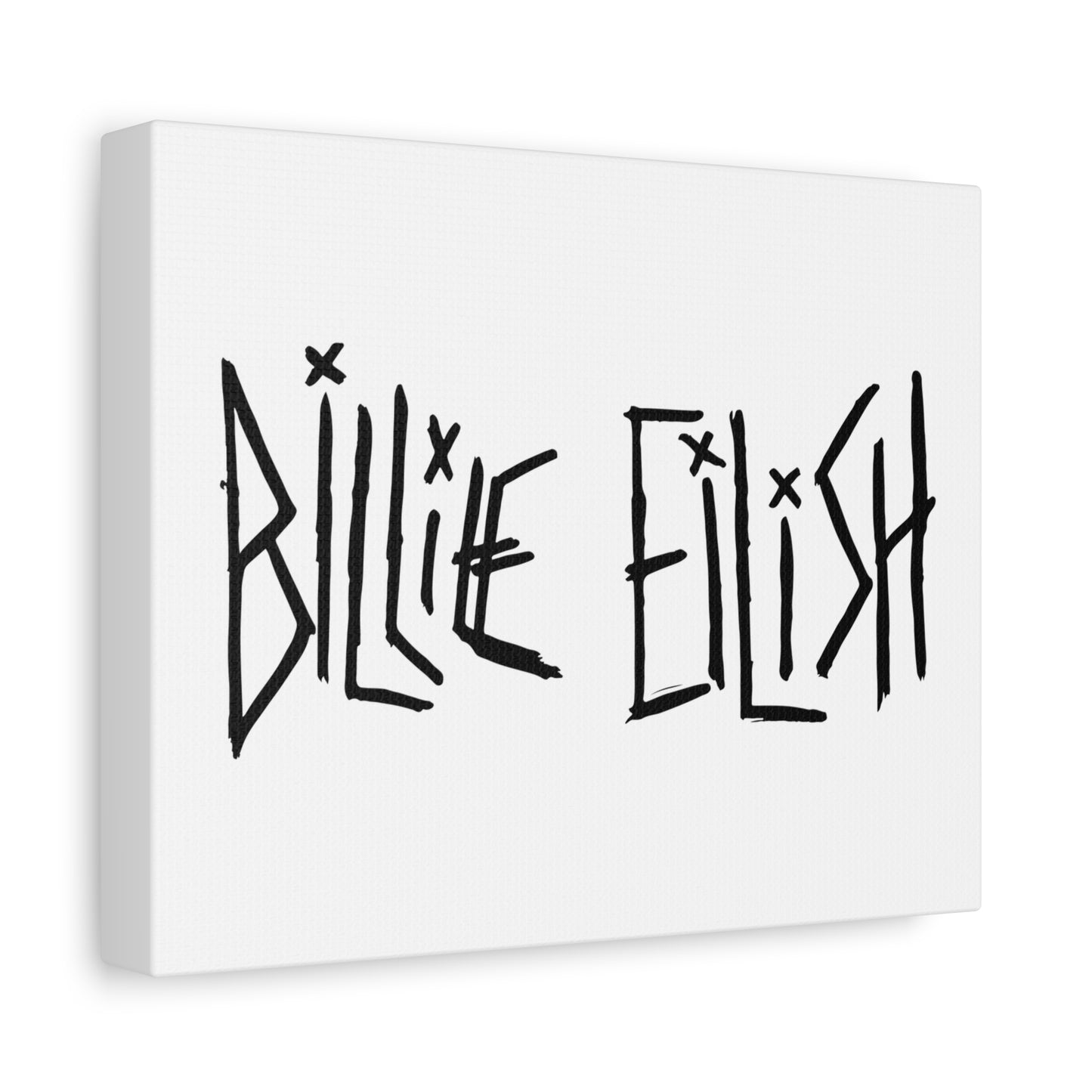 Twisted Ink Font Matte Canvas