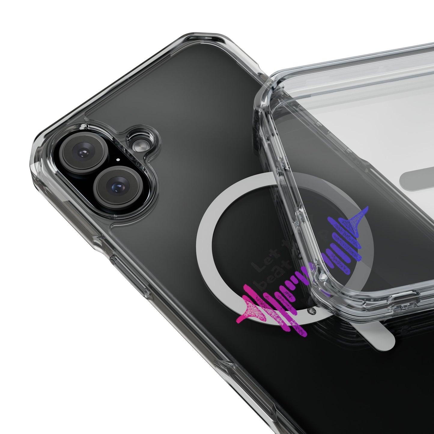 Bold Beats Visualizer Magnetic clear Impact Case