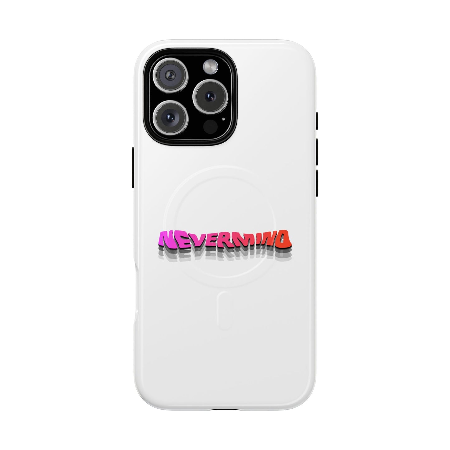 Wavy Groovy Typography Tough Magnetic Case