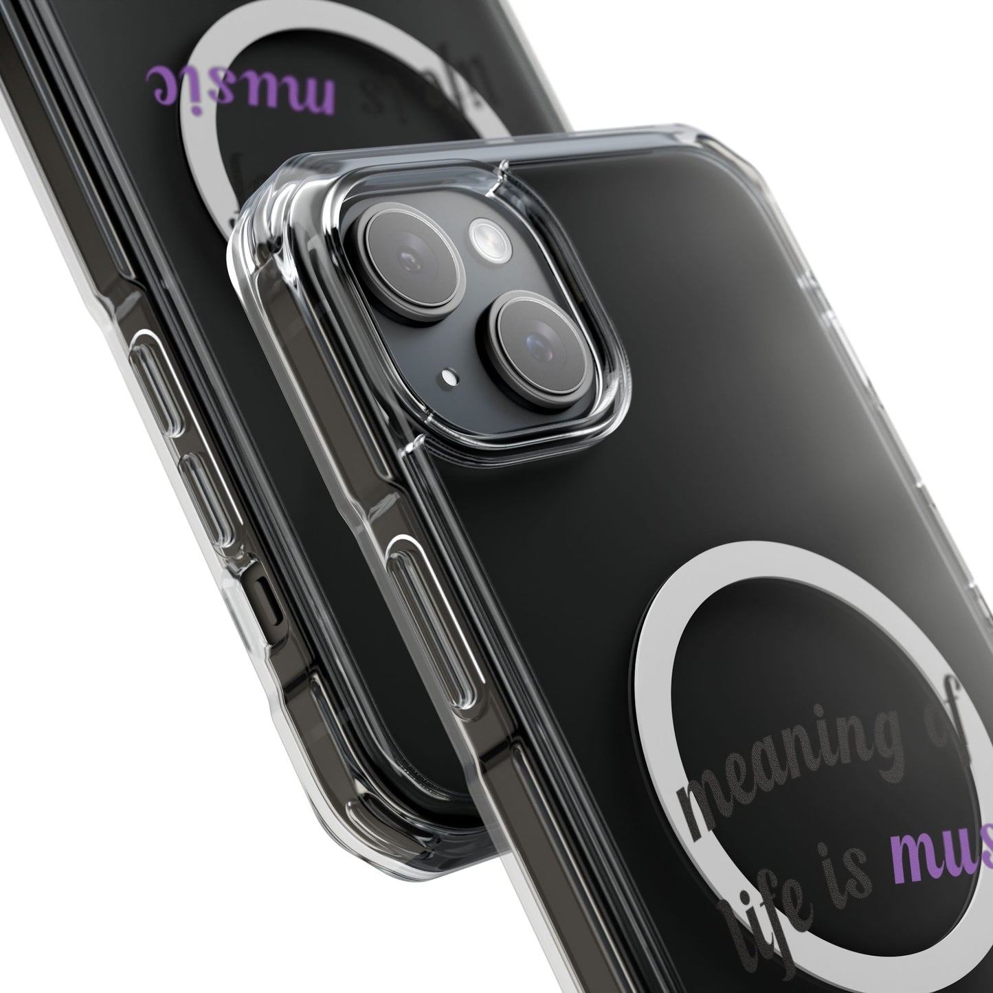 Feel the Music Vibe Magnetic clear Impact Case