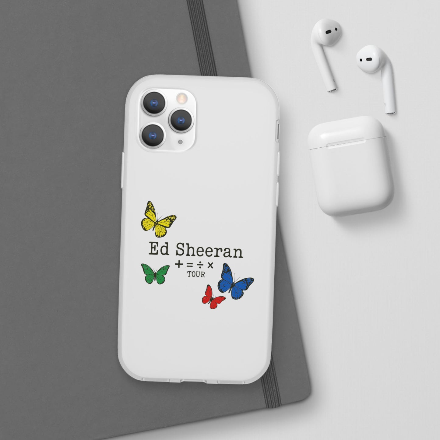 Flexi Case – Ed Sheeran butterfly edition (iPhone X–16 Pro Max)