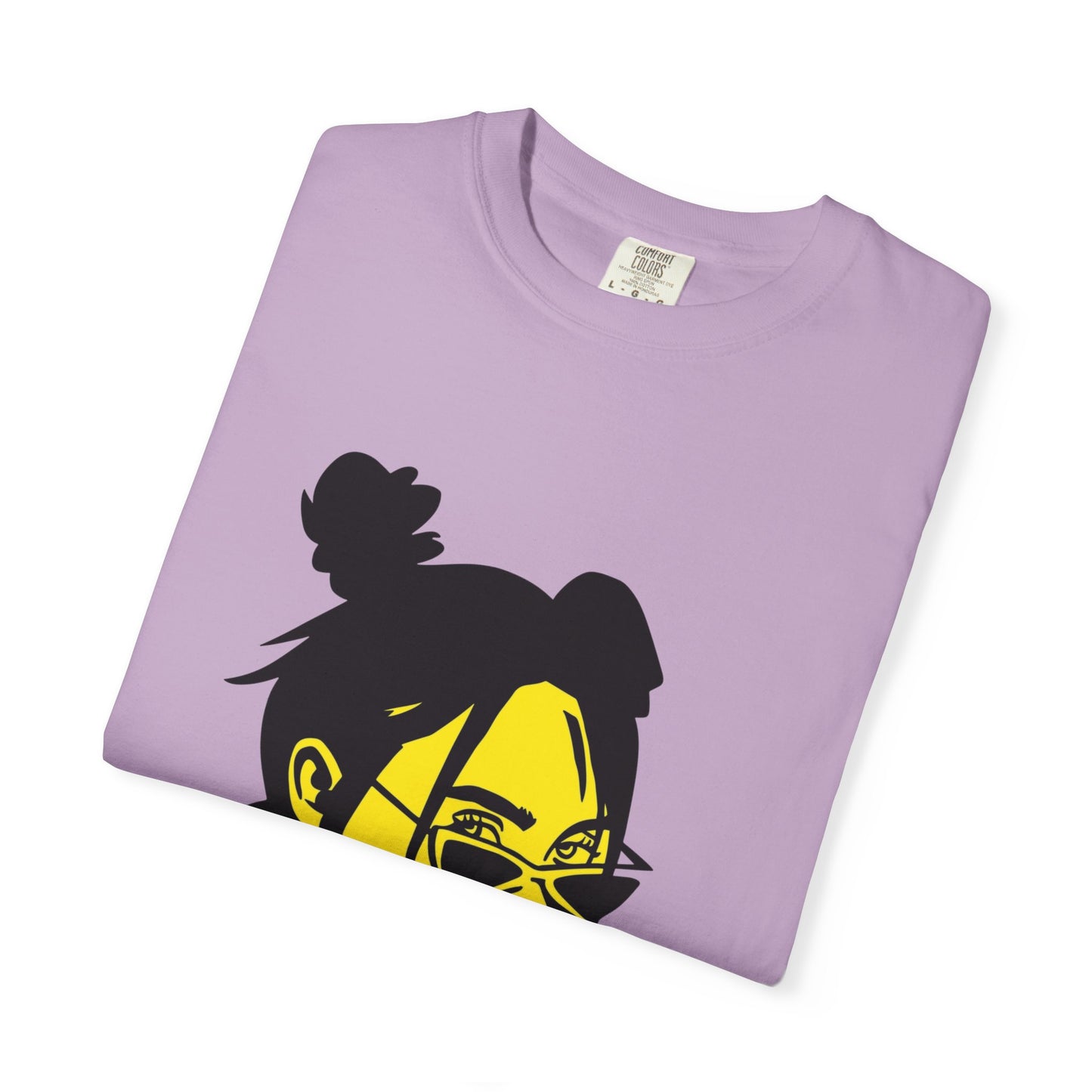 Neon Mood Portrait Unisex Dyed T-shirt
