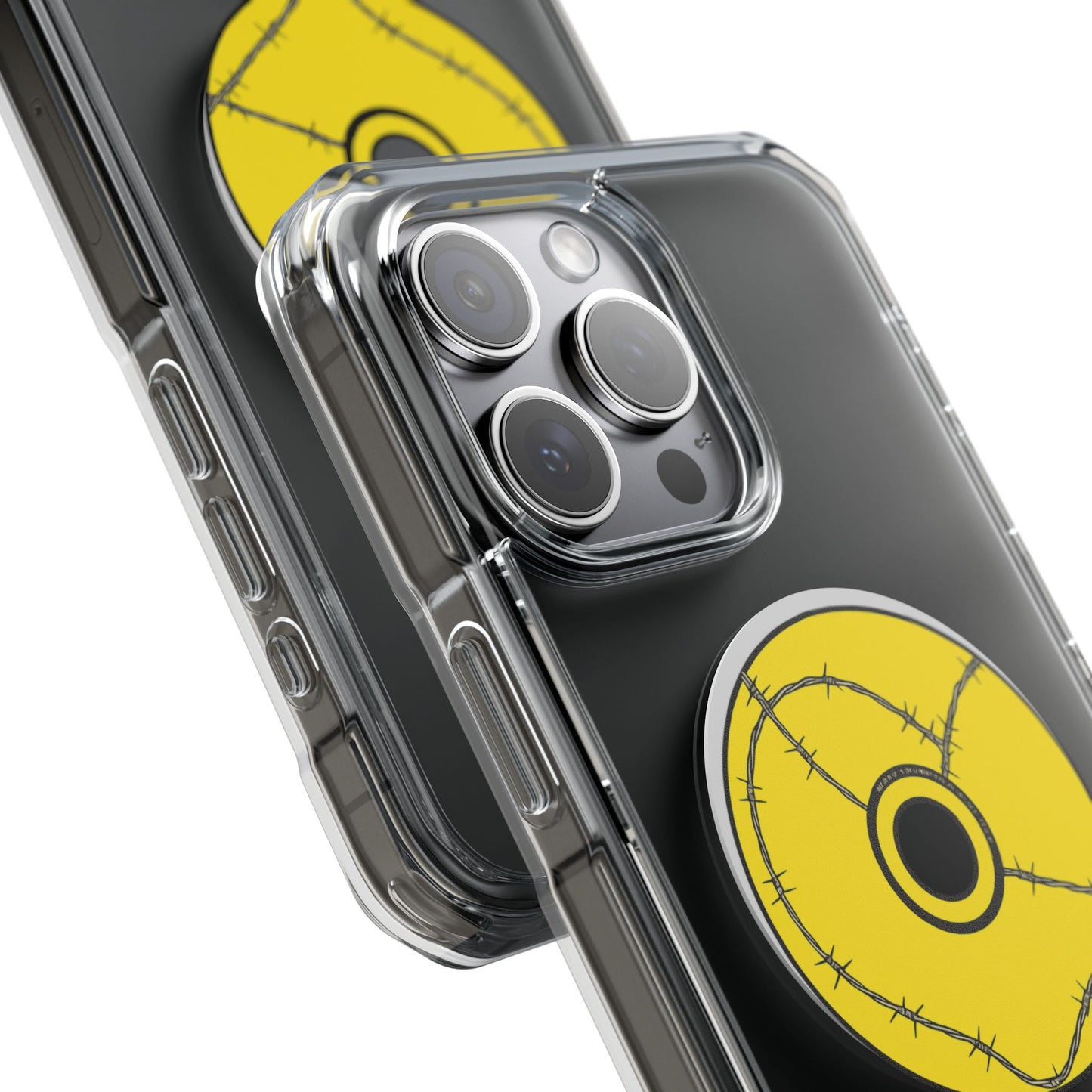 Minimalist Black Disc Outline Magnetic Impact Case