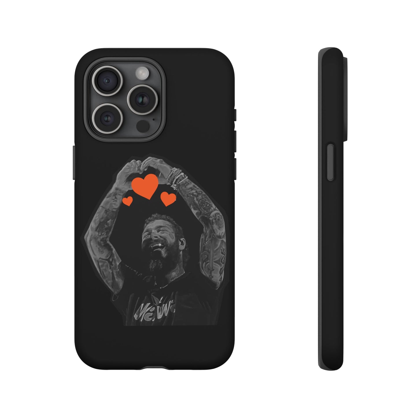 Tough iPhone Case (12–16 Pro Max) – Post Malone Heartfelt Wishes