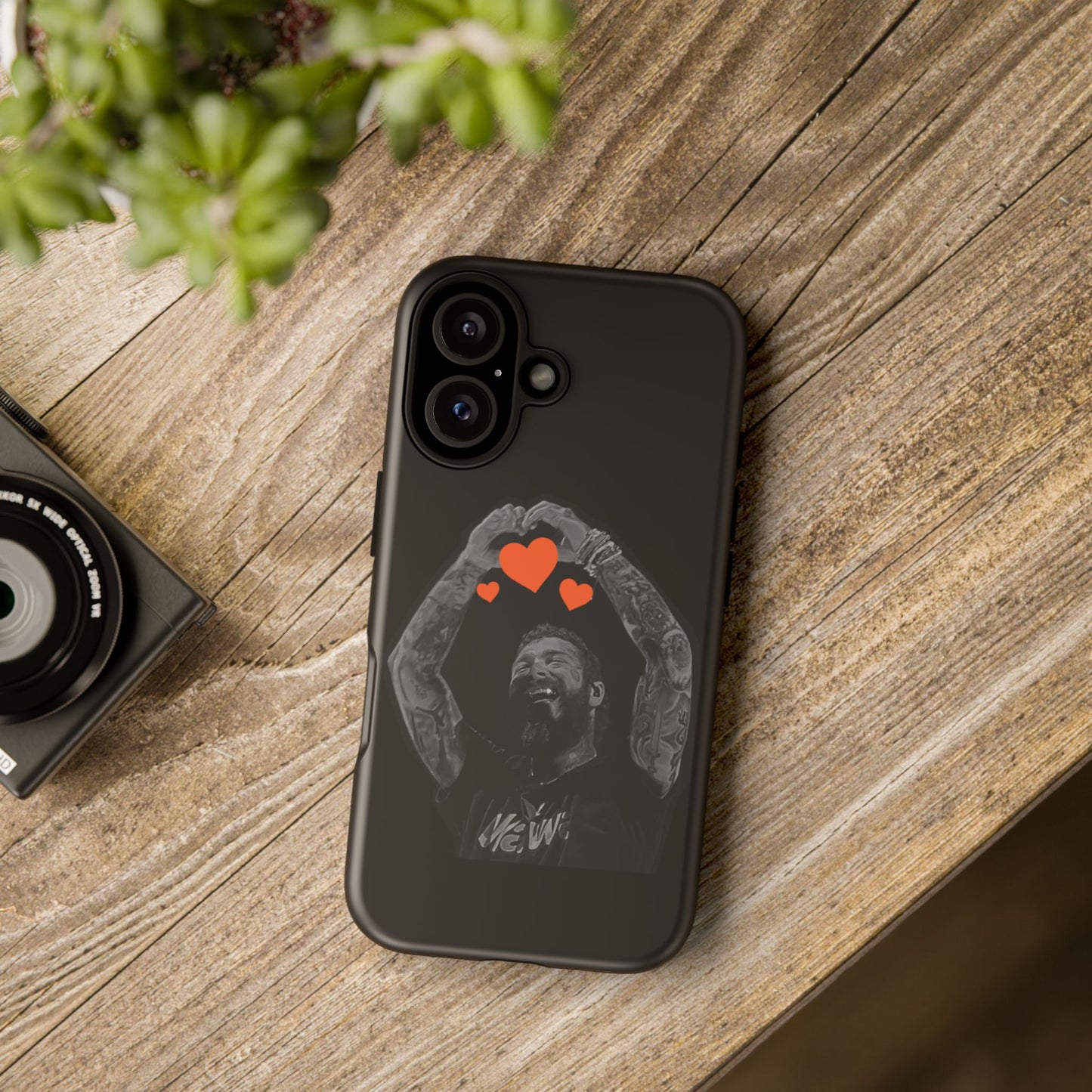 Tough iPhone Case (12–16 Pro Max) – Post Malone Heartfelt Wishes
