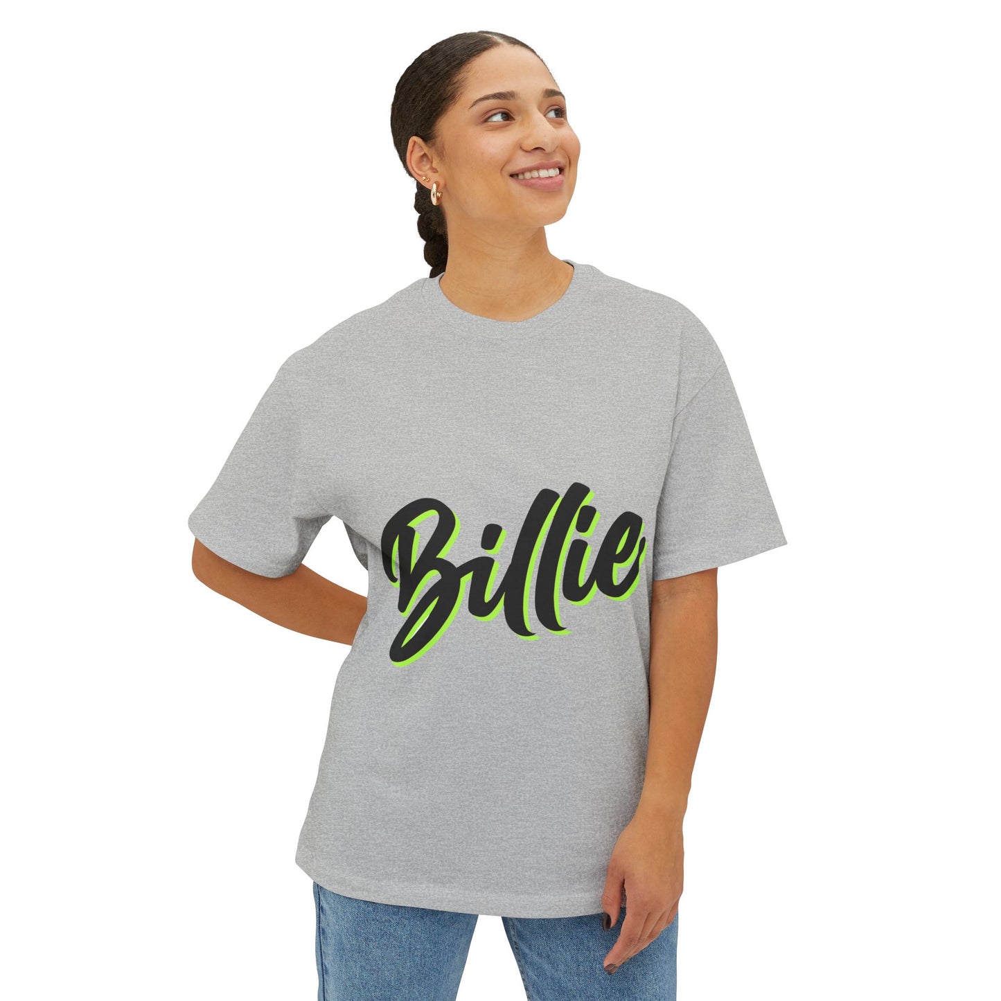 Electric Script Vibes Unisex Oversized Tee