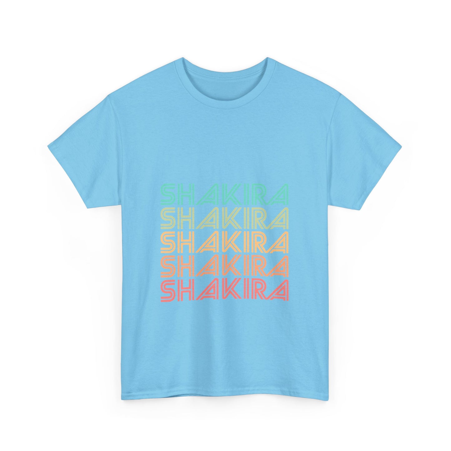 Retro Pop Lines Unisex Heavy cotton tee