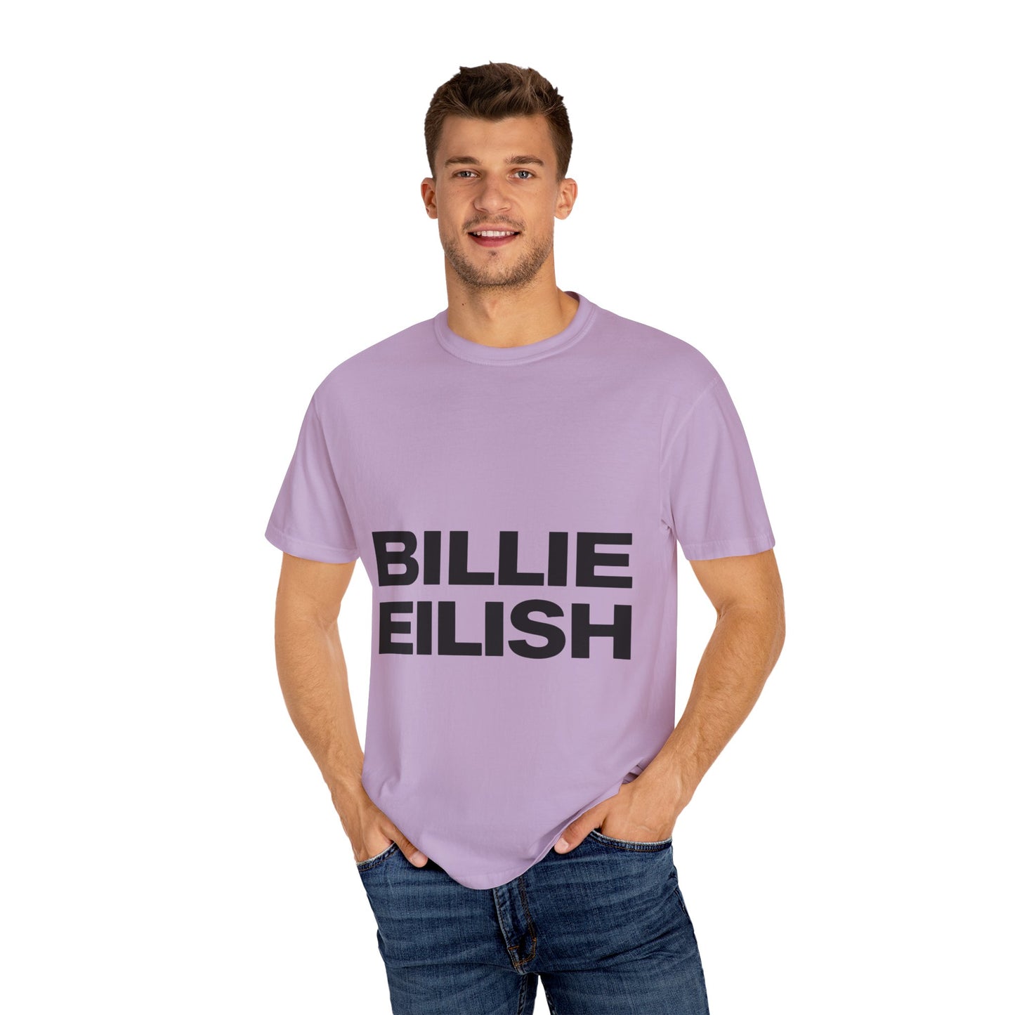 Stacked Glow Text Unisex Dyed T-shirt