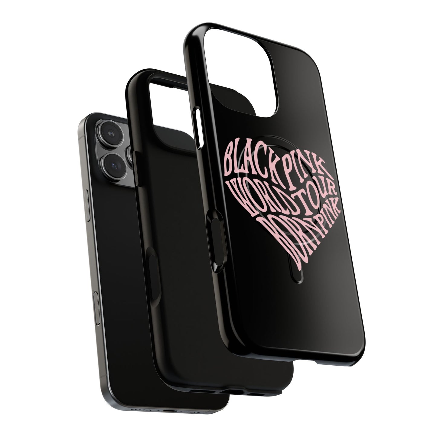 Iphone Born Pink Heart Typography - Tough Magnetic Phone Case