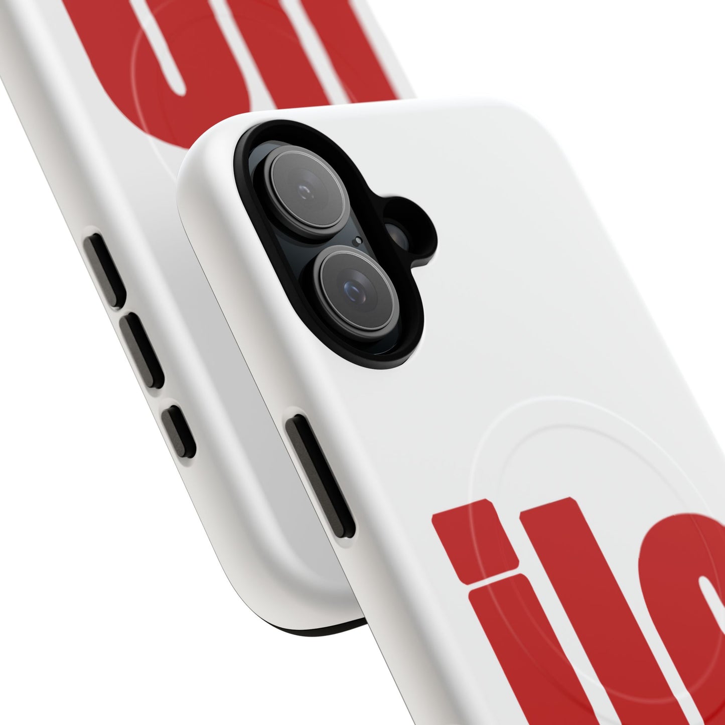 ILO Bold Red Block Tough Magnetic Case