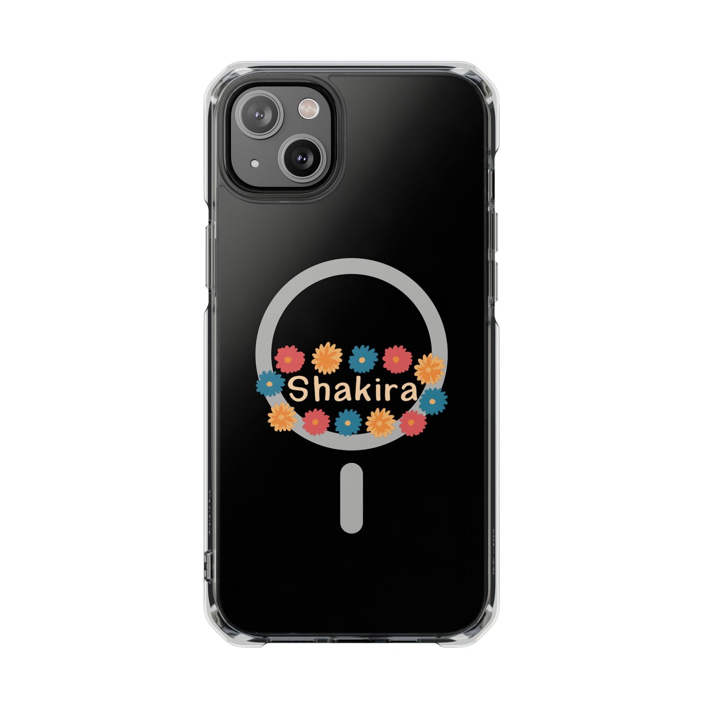 Retro Floral Groove Clear Impact case