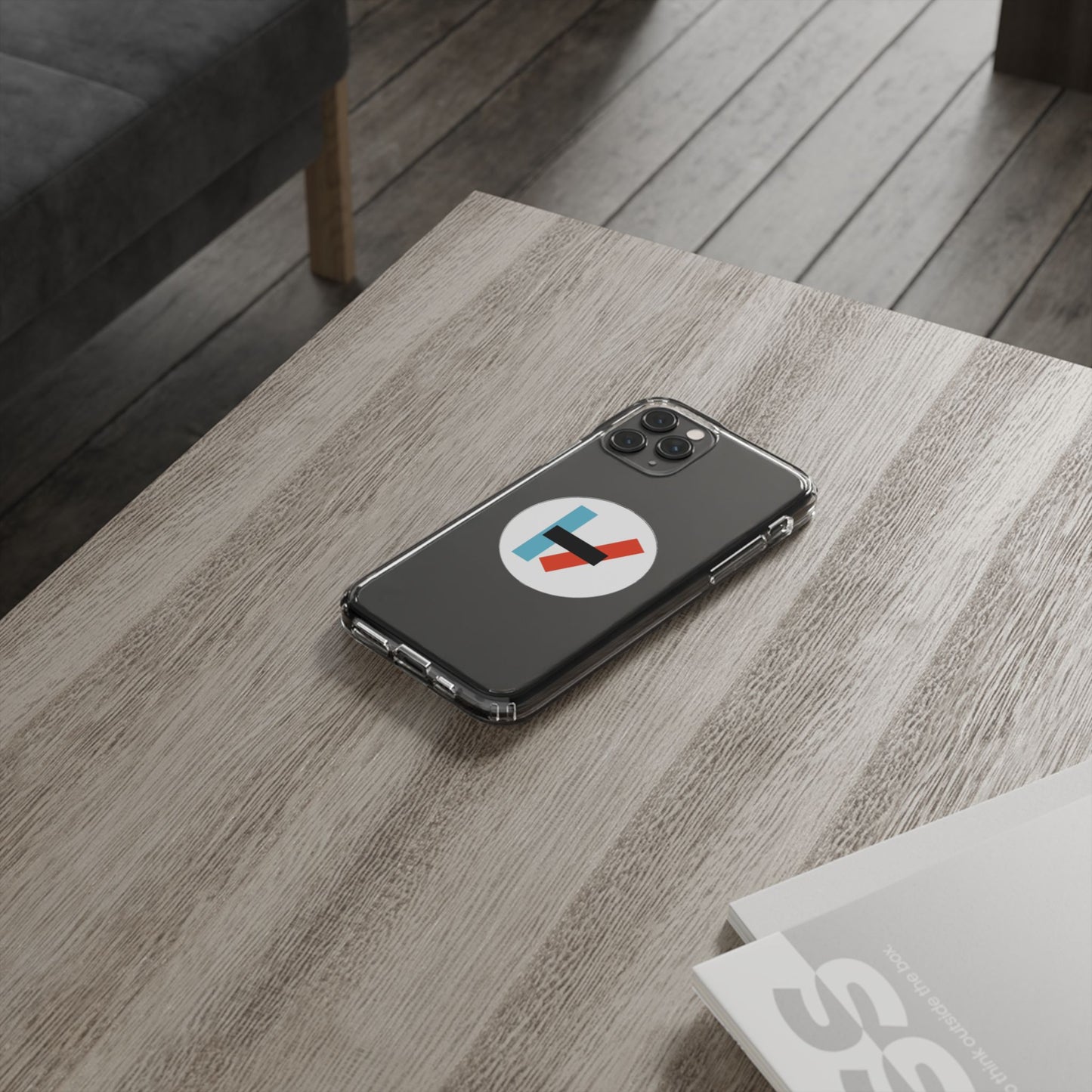 Circle Flame Clear Case