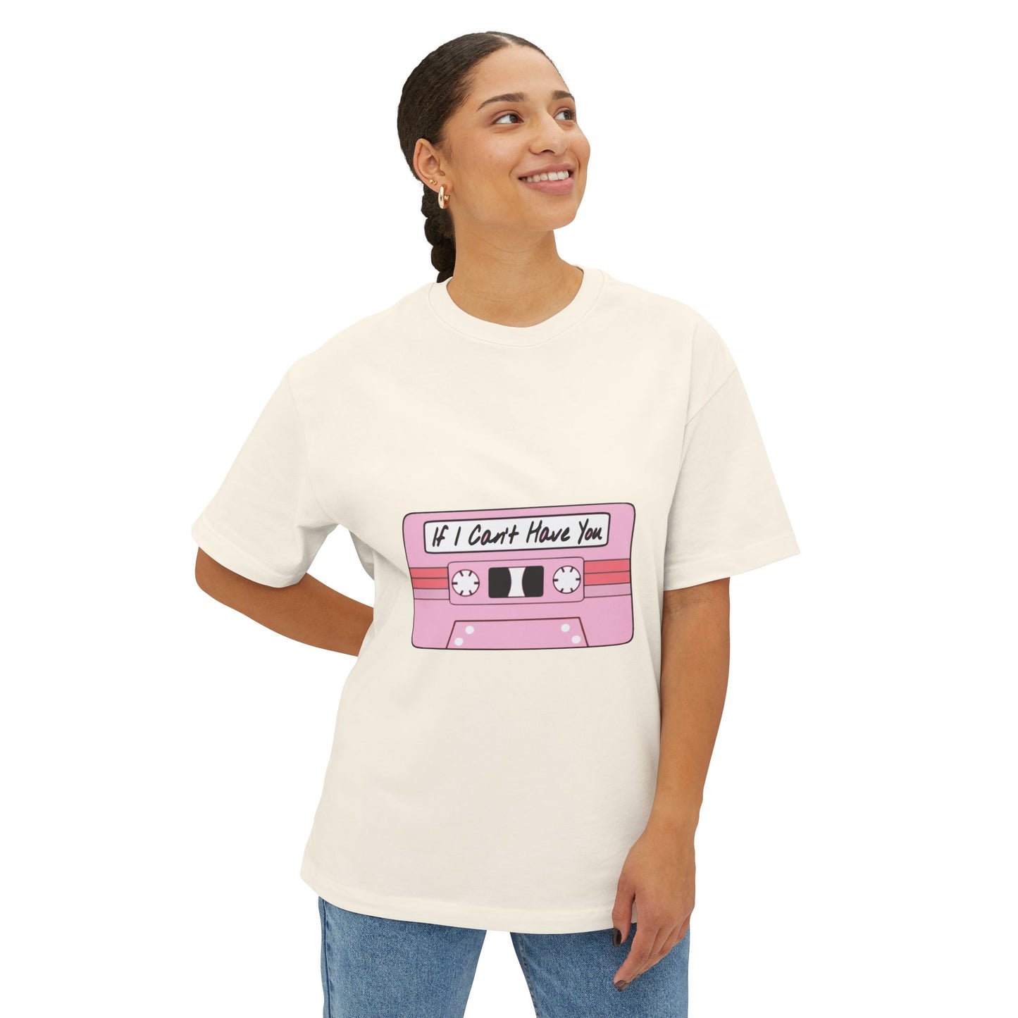 If I Can’t Tape Unisex Oversized Boxy Tee