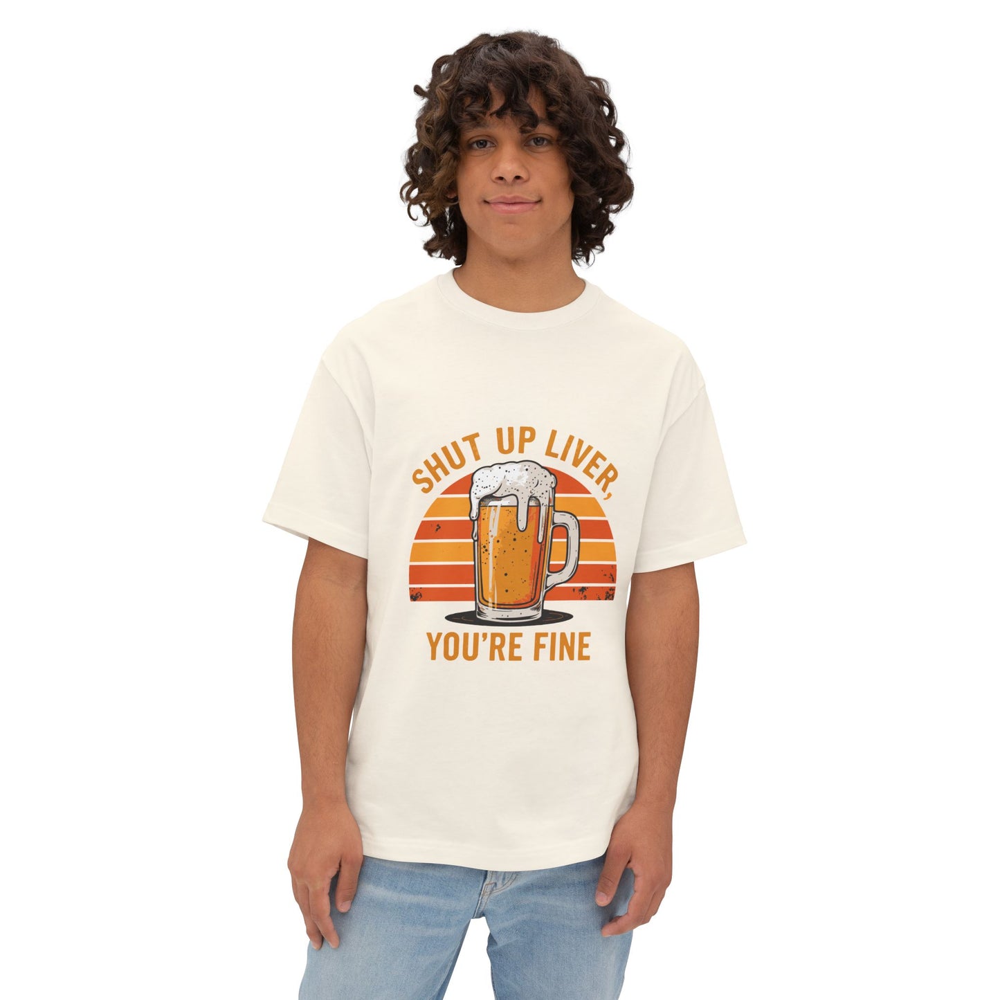 Oversized boxy Tee – Snazzy You're fine Edition