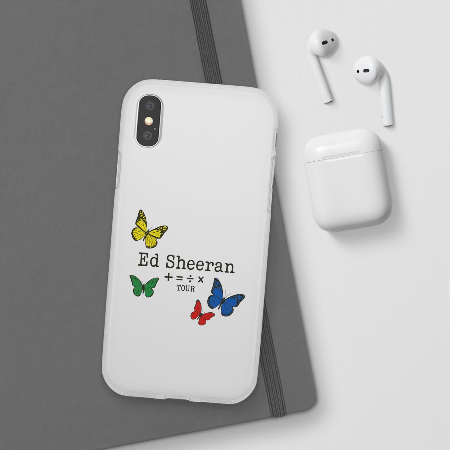 Flexi Case – Ed Sheeran butterfly edition (iPhone X–16 Pro Max)