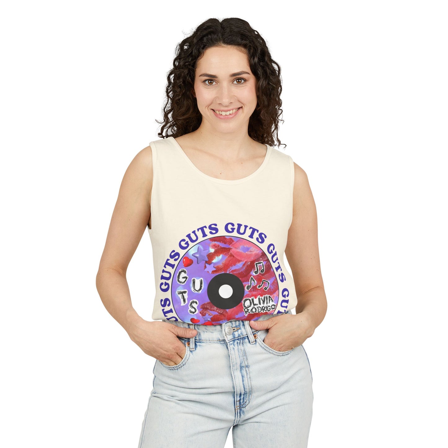 Guts Album Art CD-Dyed Tank Top