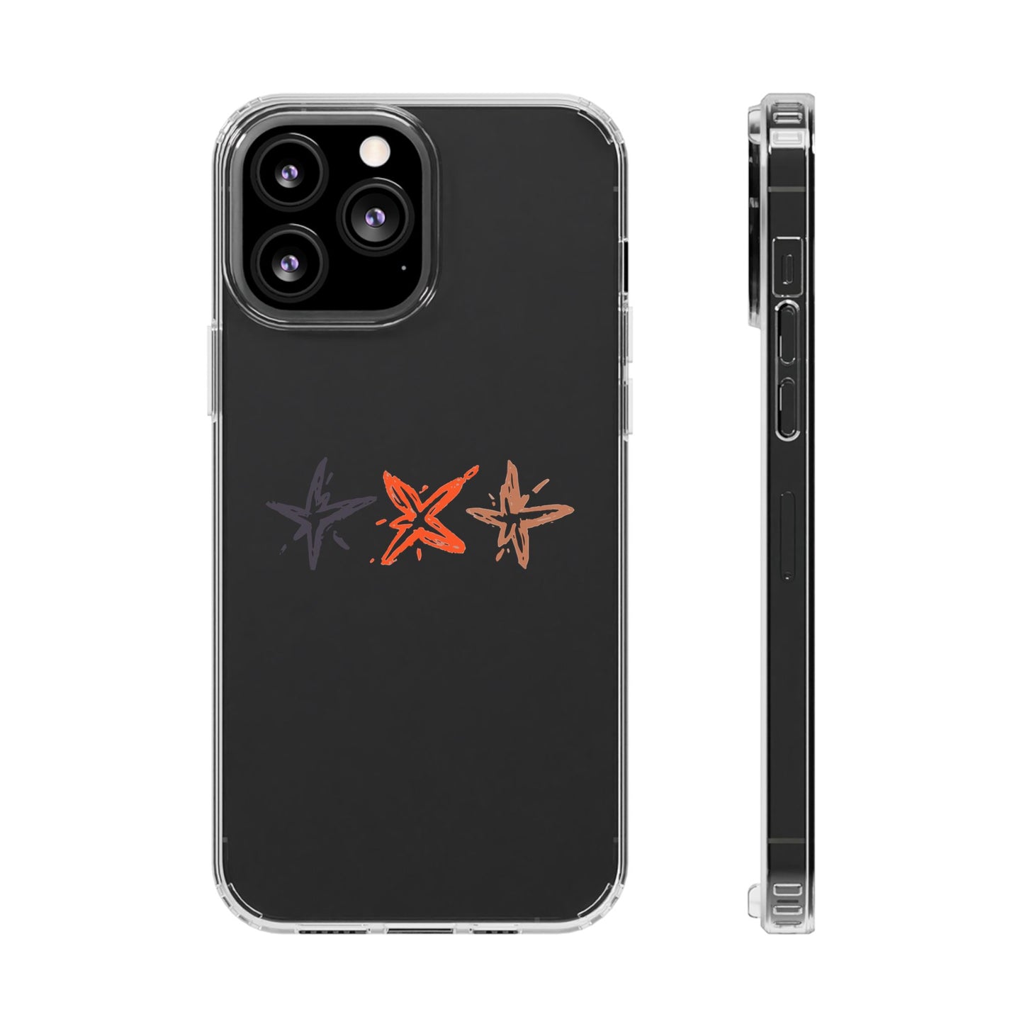 Starlit Threads Clear Cases