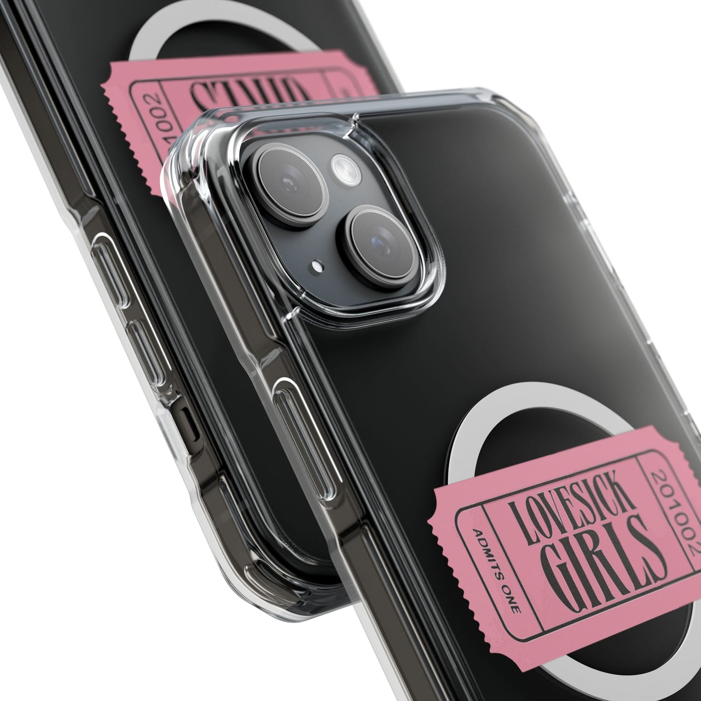 Lovesick Girls Ticket - Magnetic Clear Impact Case